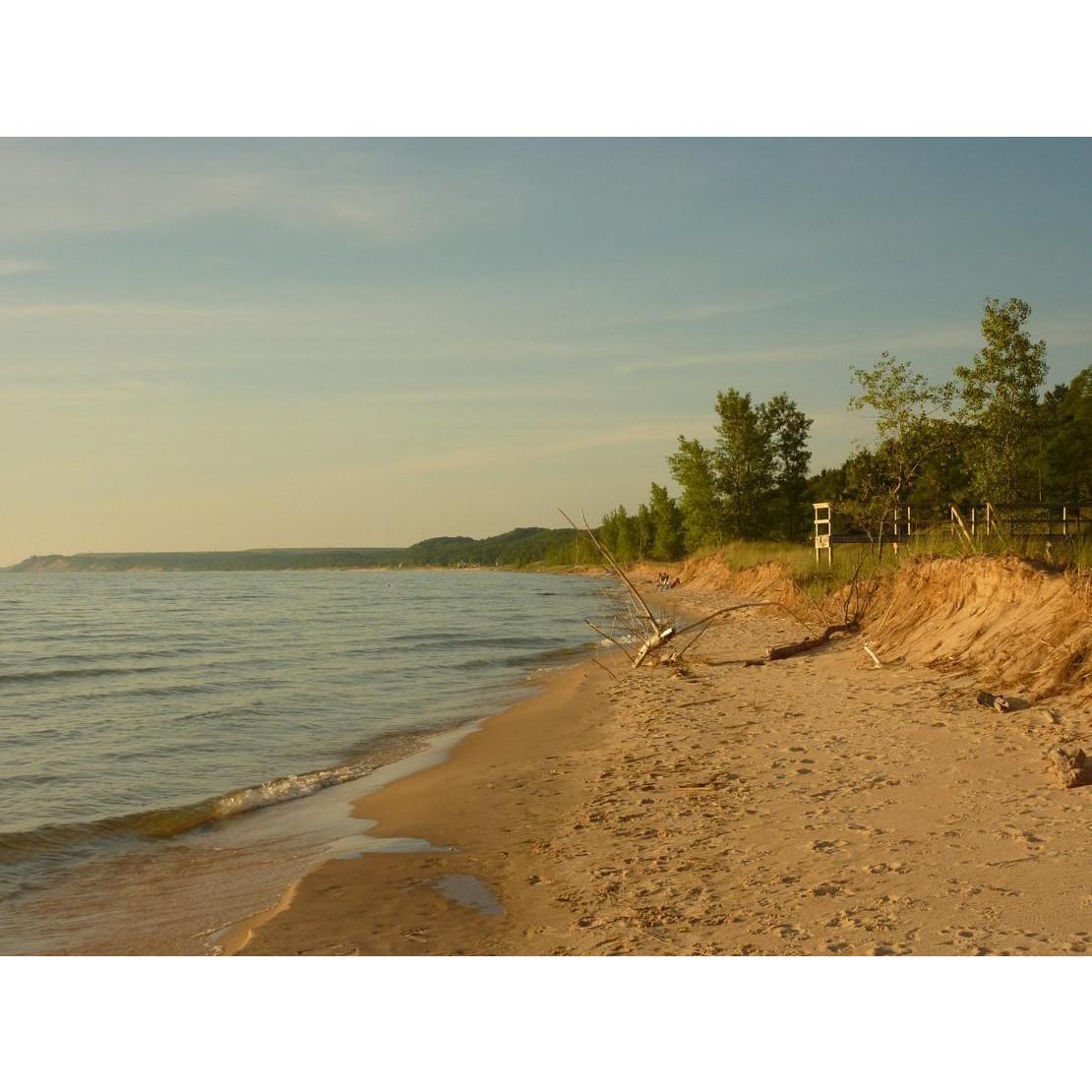 beach and water for miles