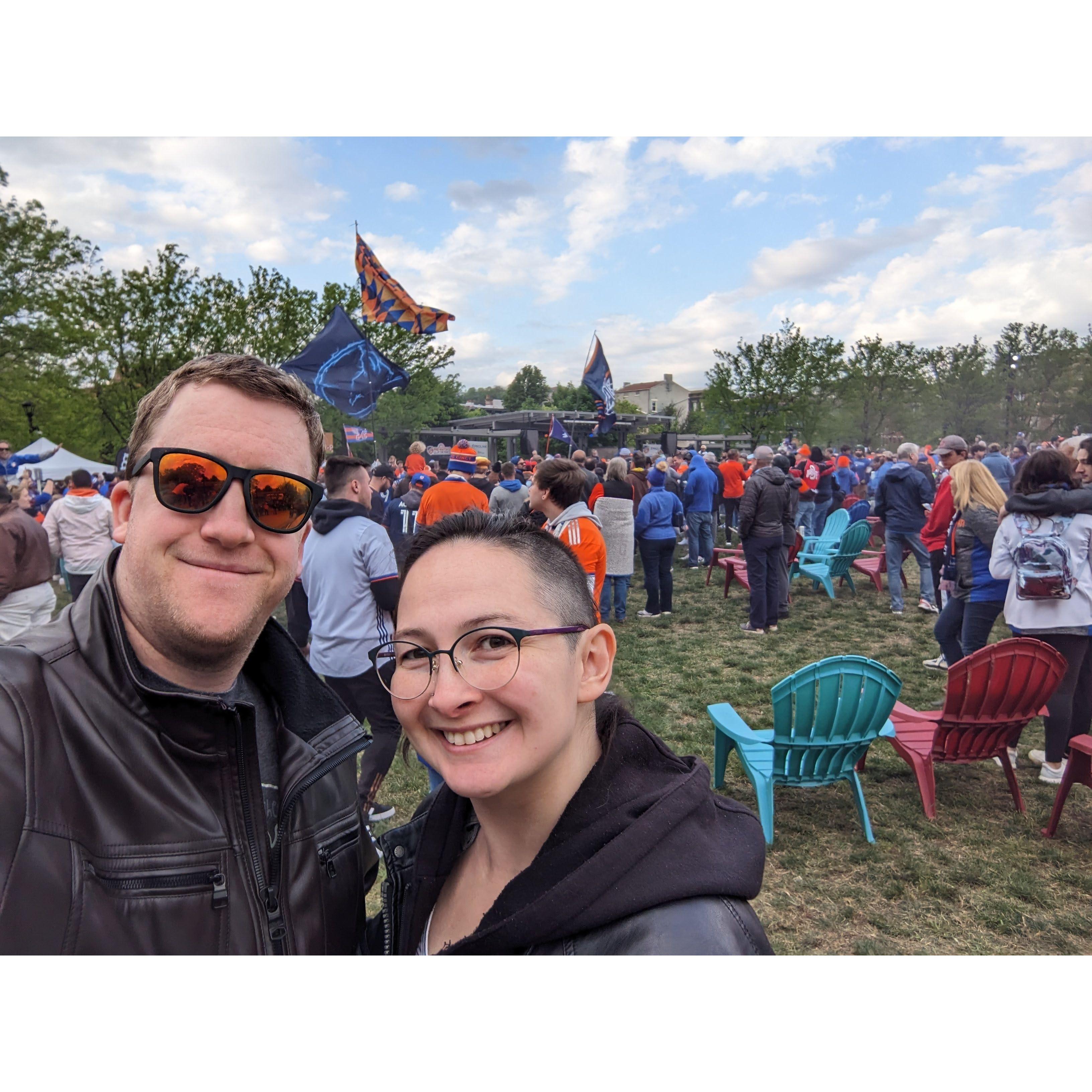 FC Cincinnati!!! Soon to be season ticket holders. Go sportsball!