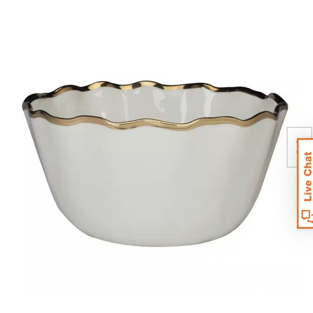 Gold Serving Bowl