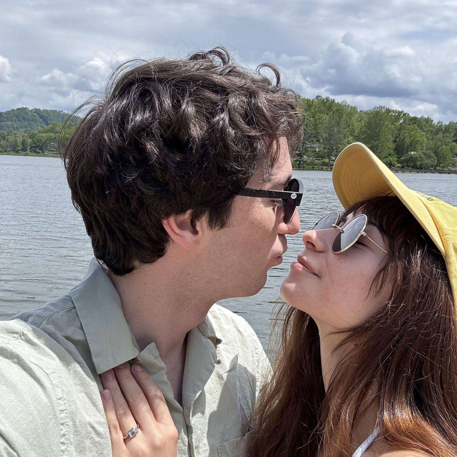 When we got engaged!