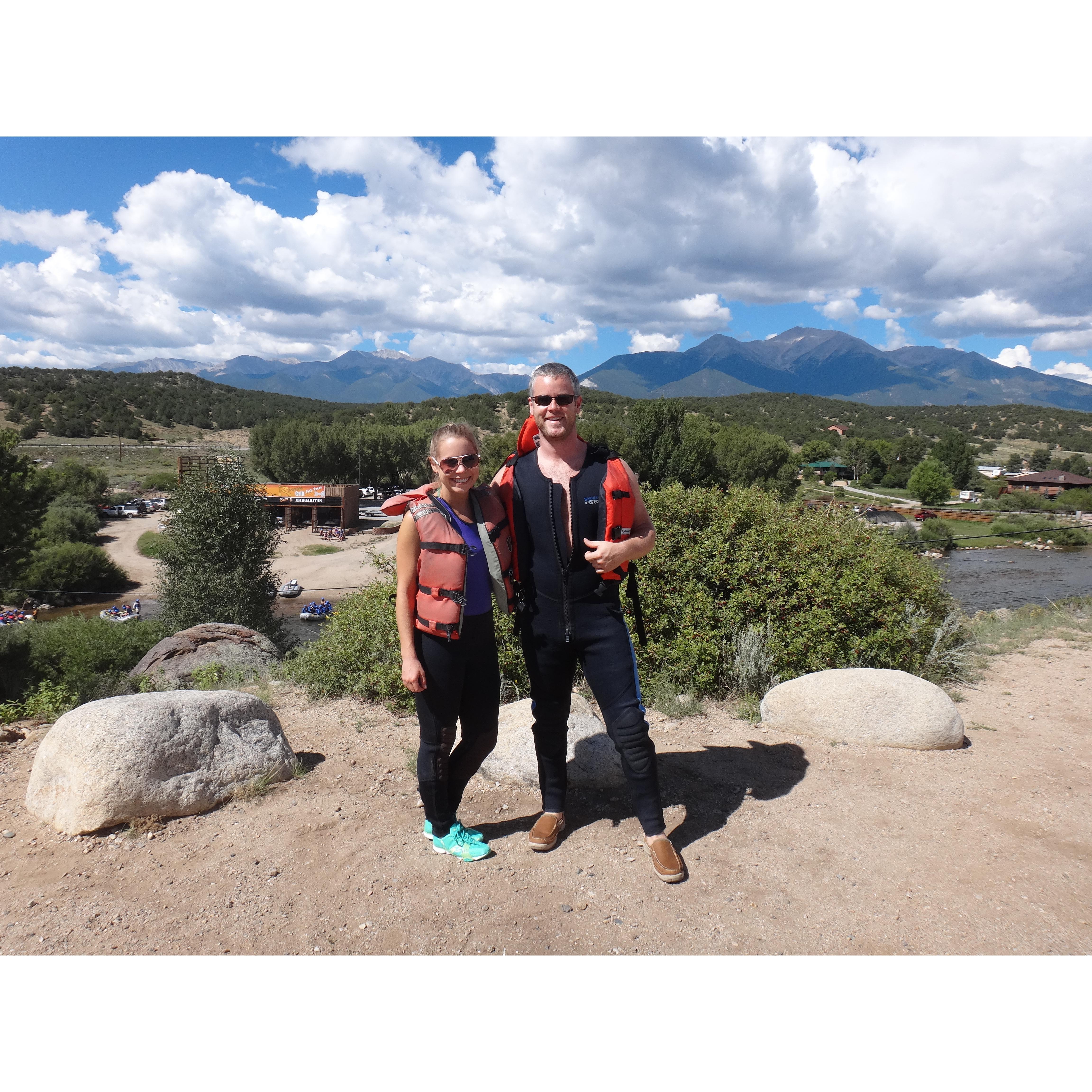 Summer 2014 - Whitewater rafting in Colorado