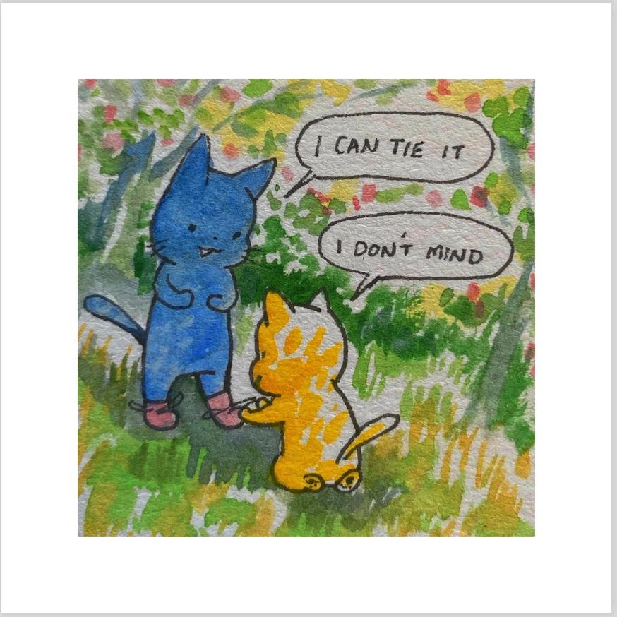 I Don’t Mind Print by Anna Laura Art