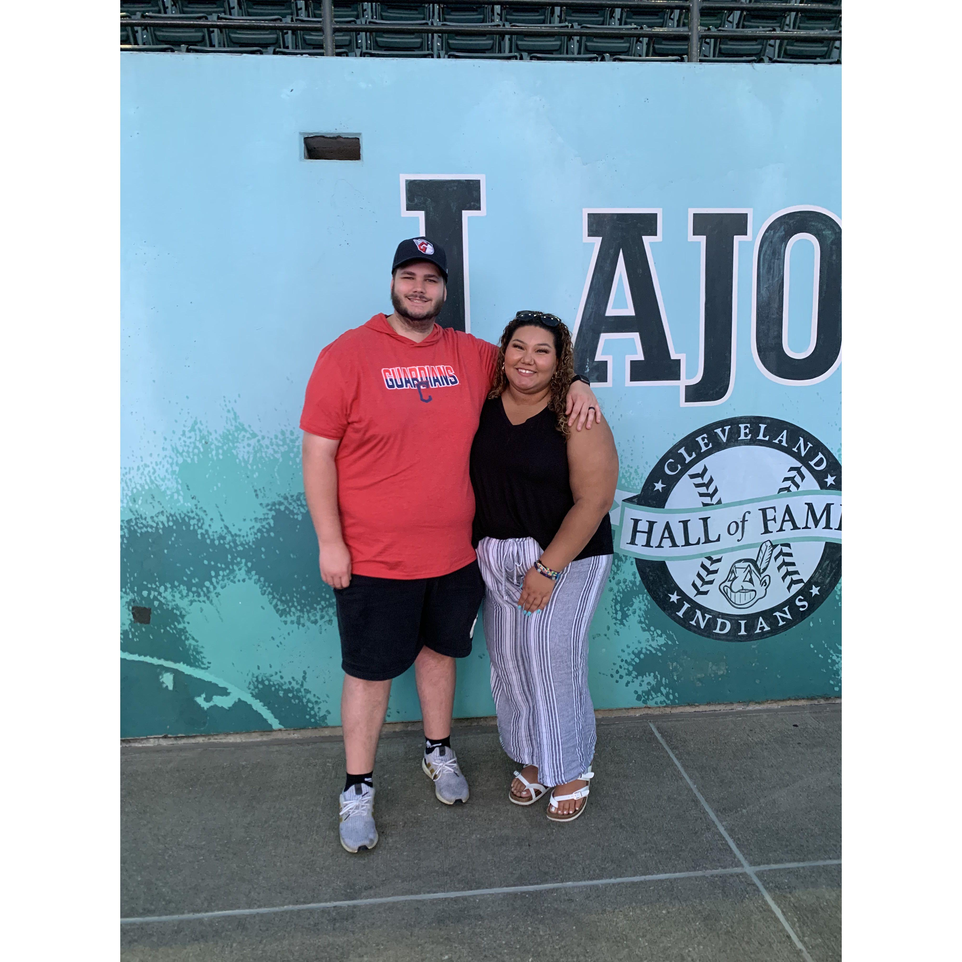 Our first professional baseball game together, we had an amazing time!