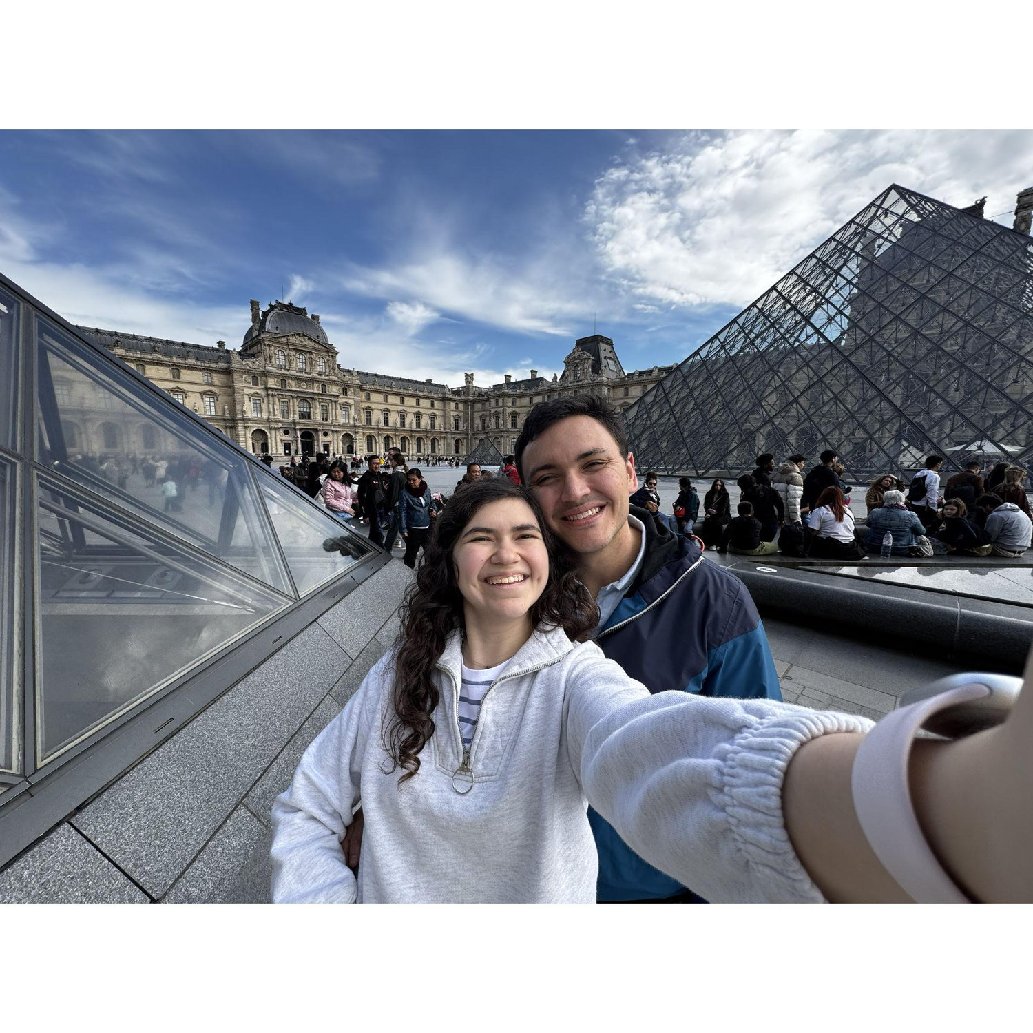 En Paris, en el museo del Louvre