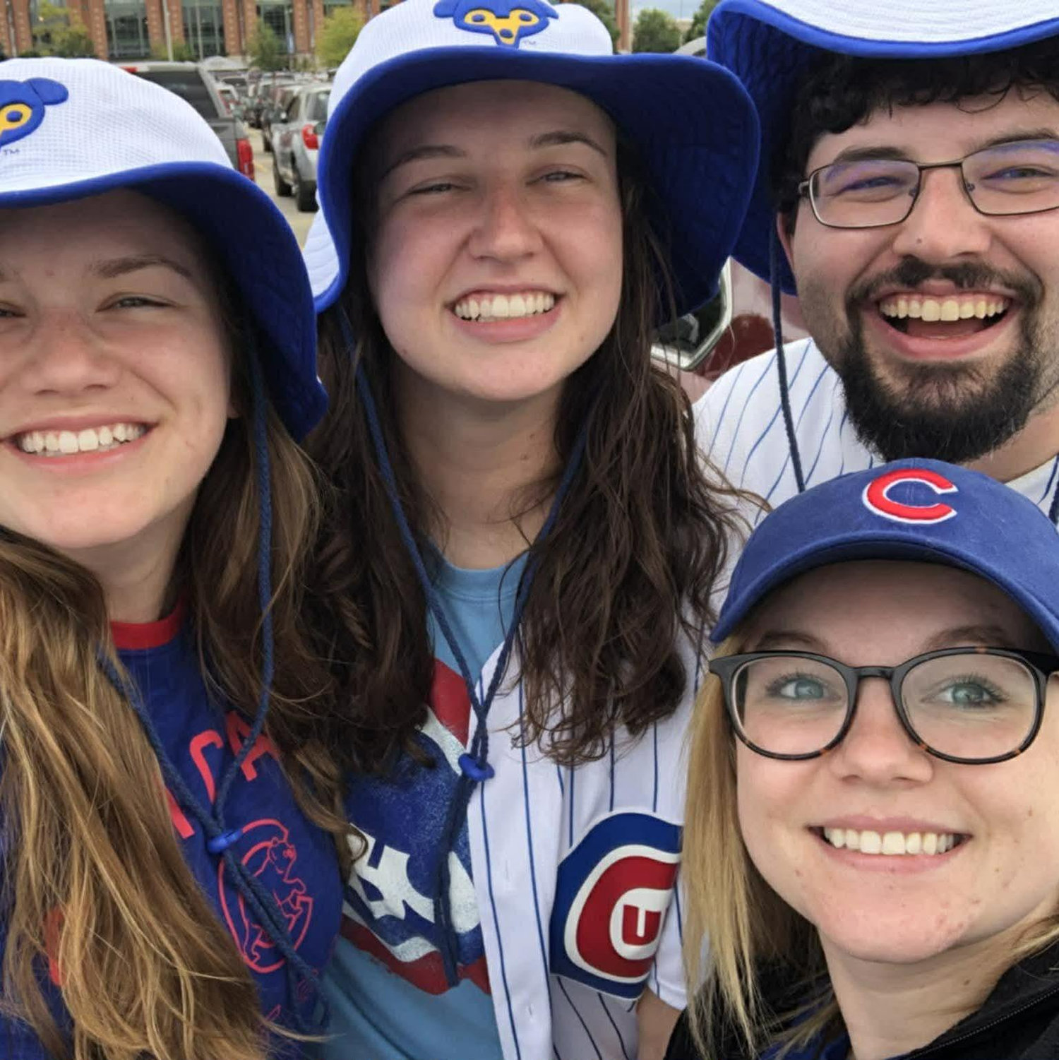 Before we started dating, Lauren joined Joe's family for a Cubs game late in the 2019 Cubs season. We started hanging out a lot more after this day.