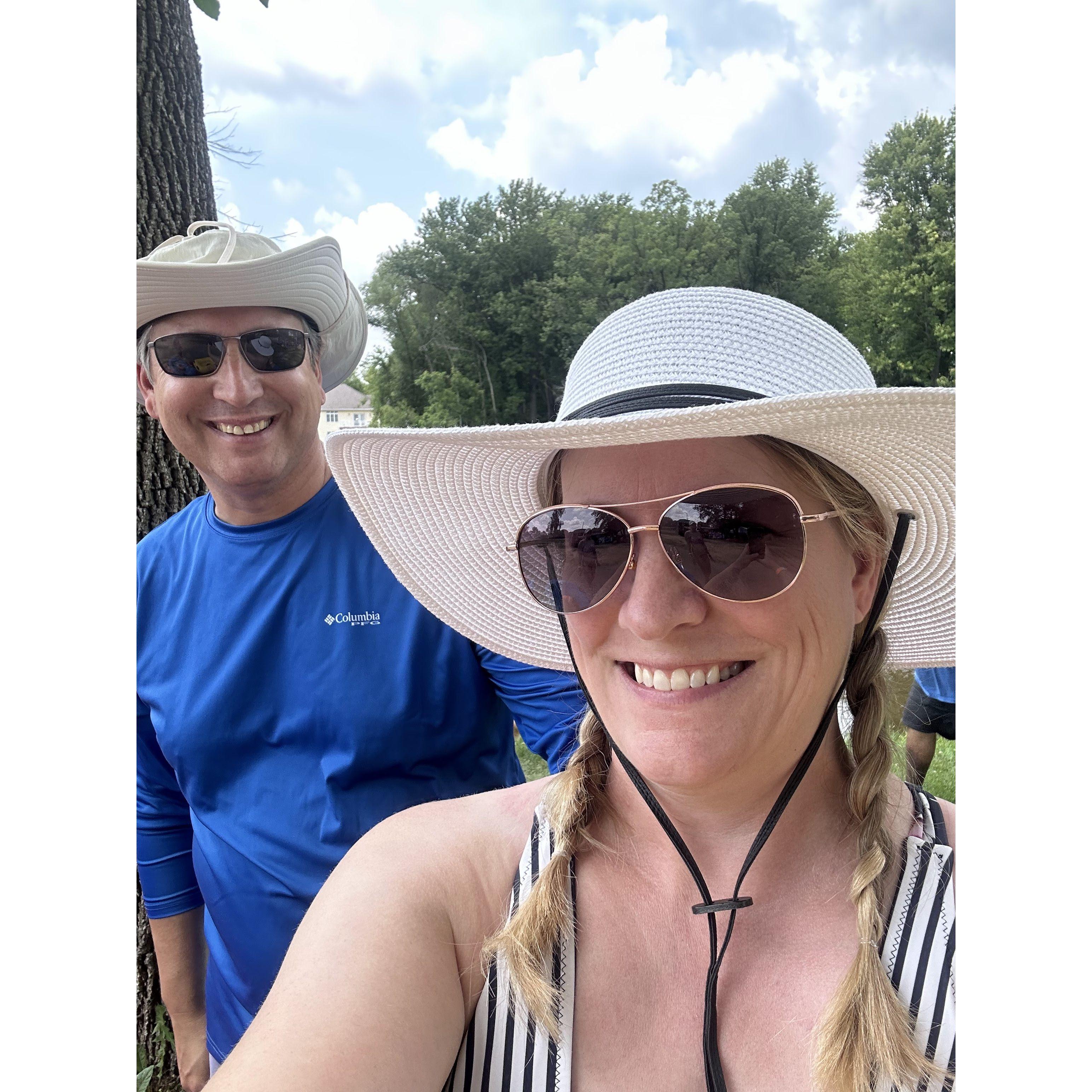 River tubing with the family