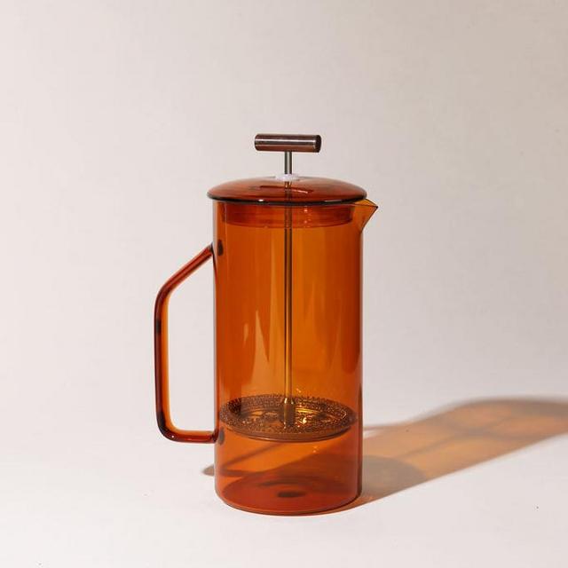 850 mL Glass French Press (Orange)