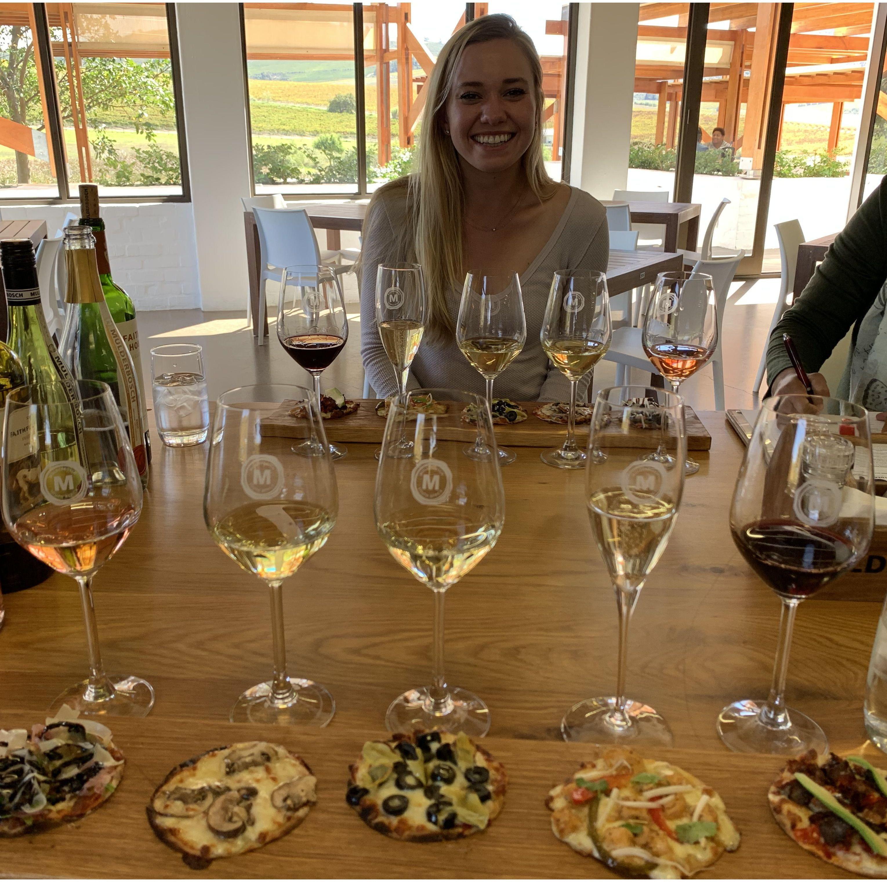 But also had time to play in the great wine tasting region while we were there.