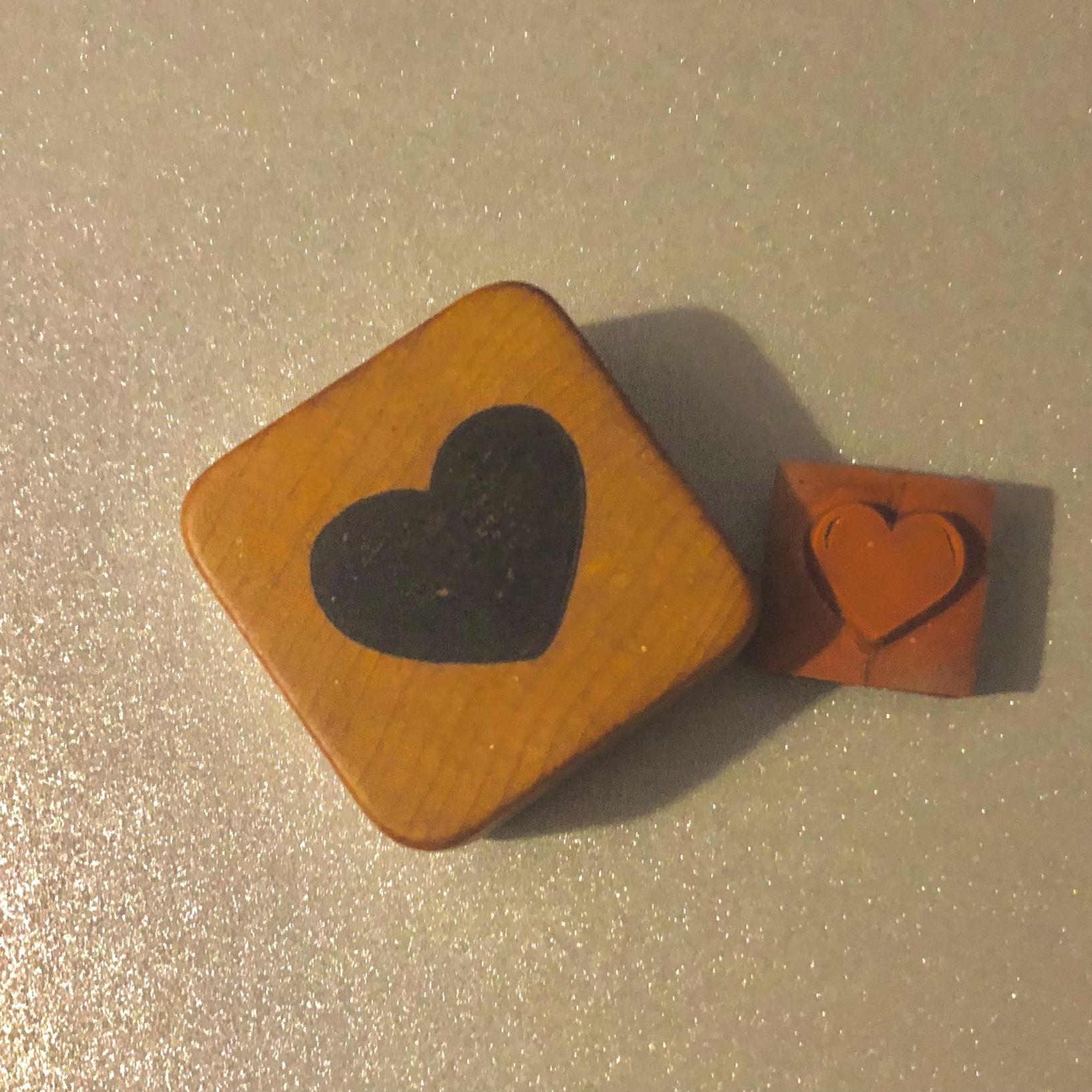 Mary’s heart stamps 💕