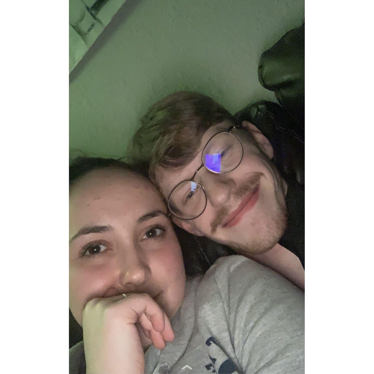 This is the very first picture we ever took together(January 2021)