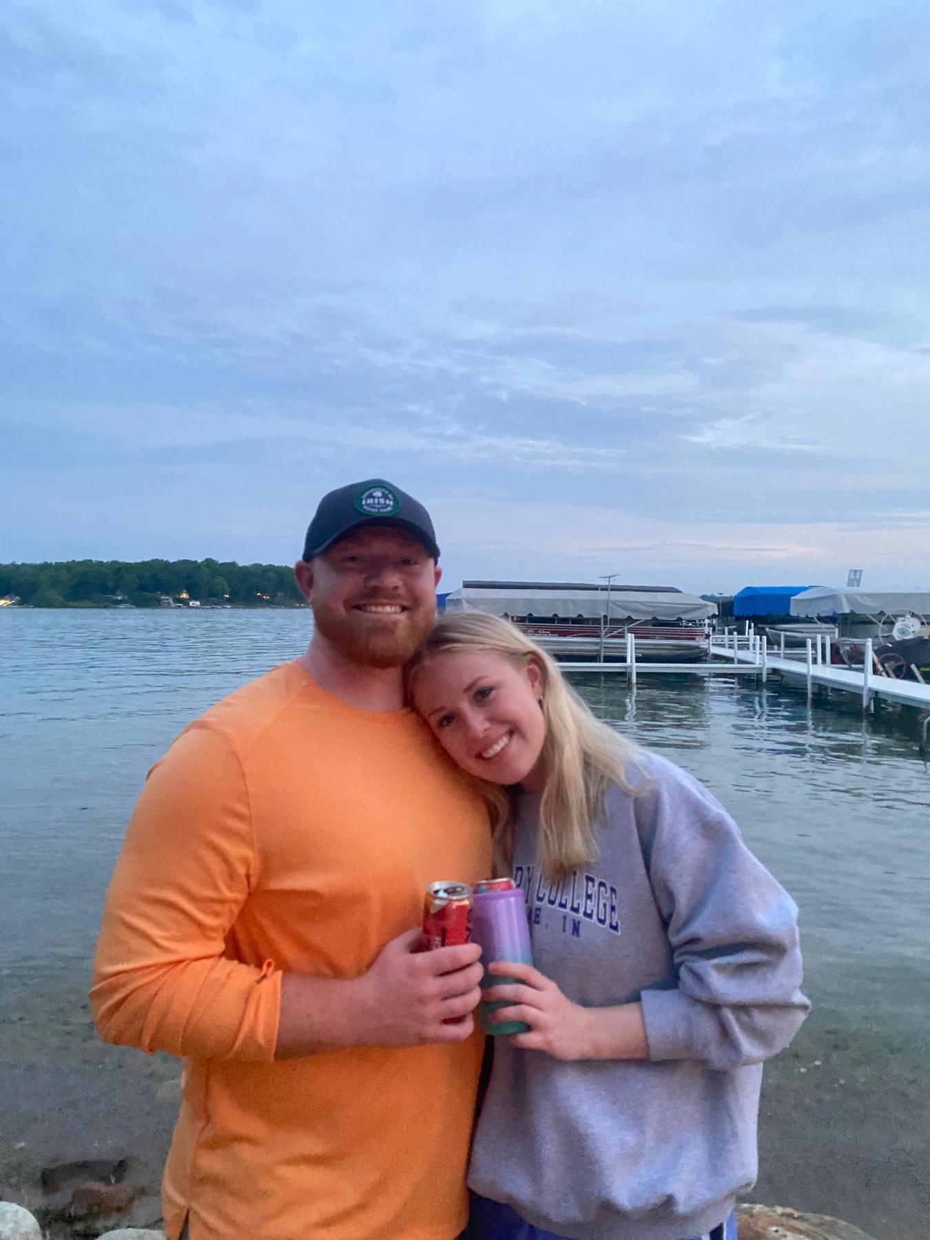 Their third picture ever: a very cold lake day!