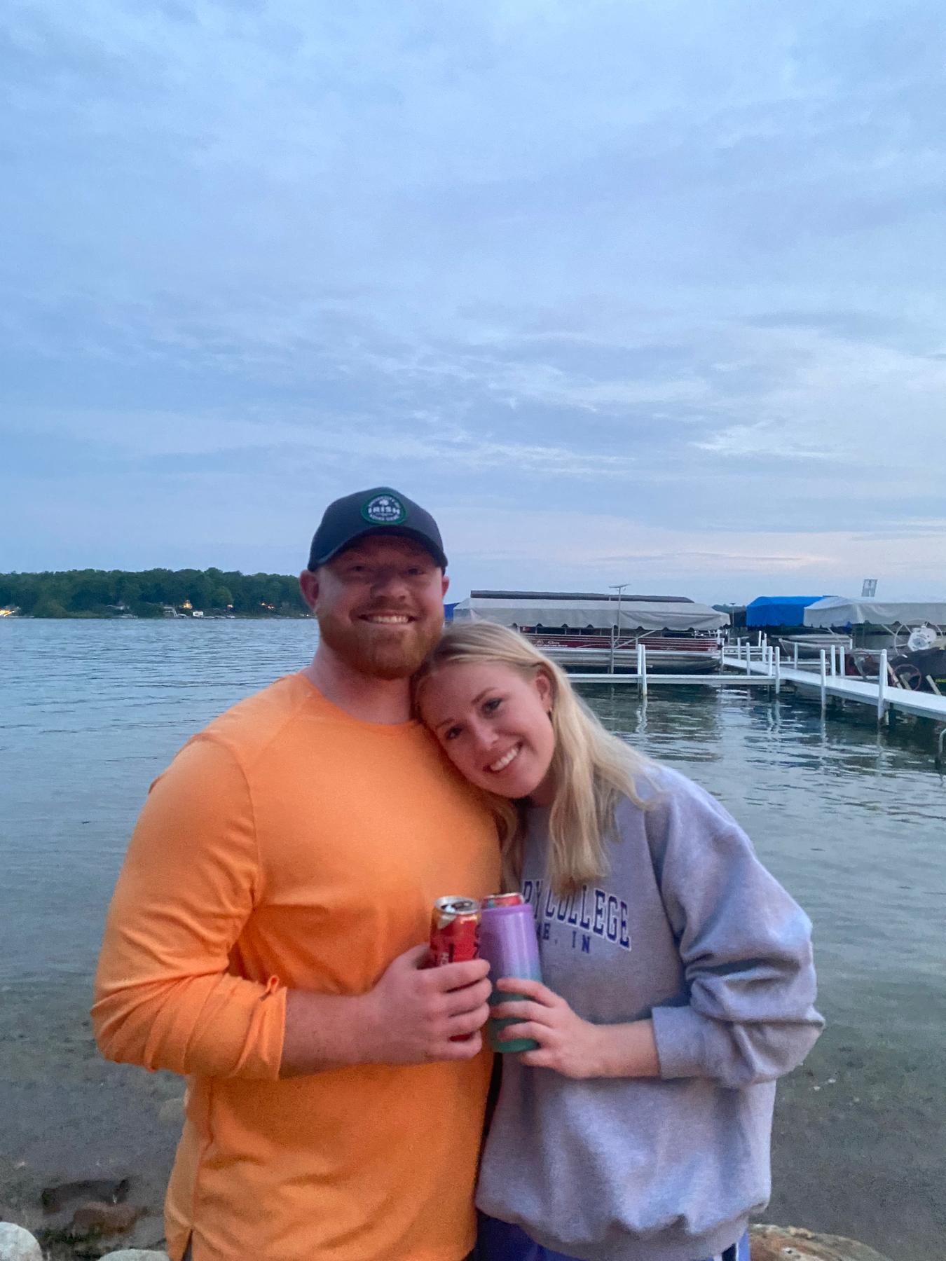 Their third picture ever: a very cold lake day!