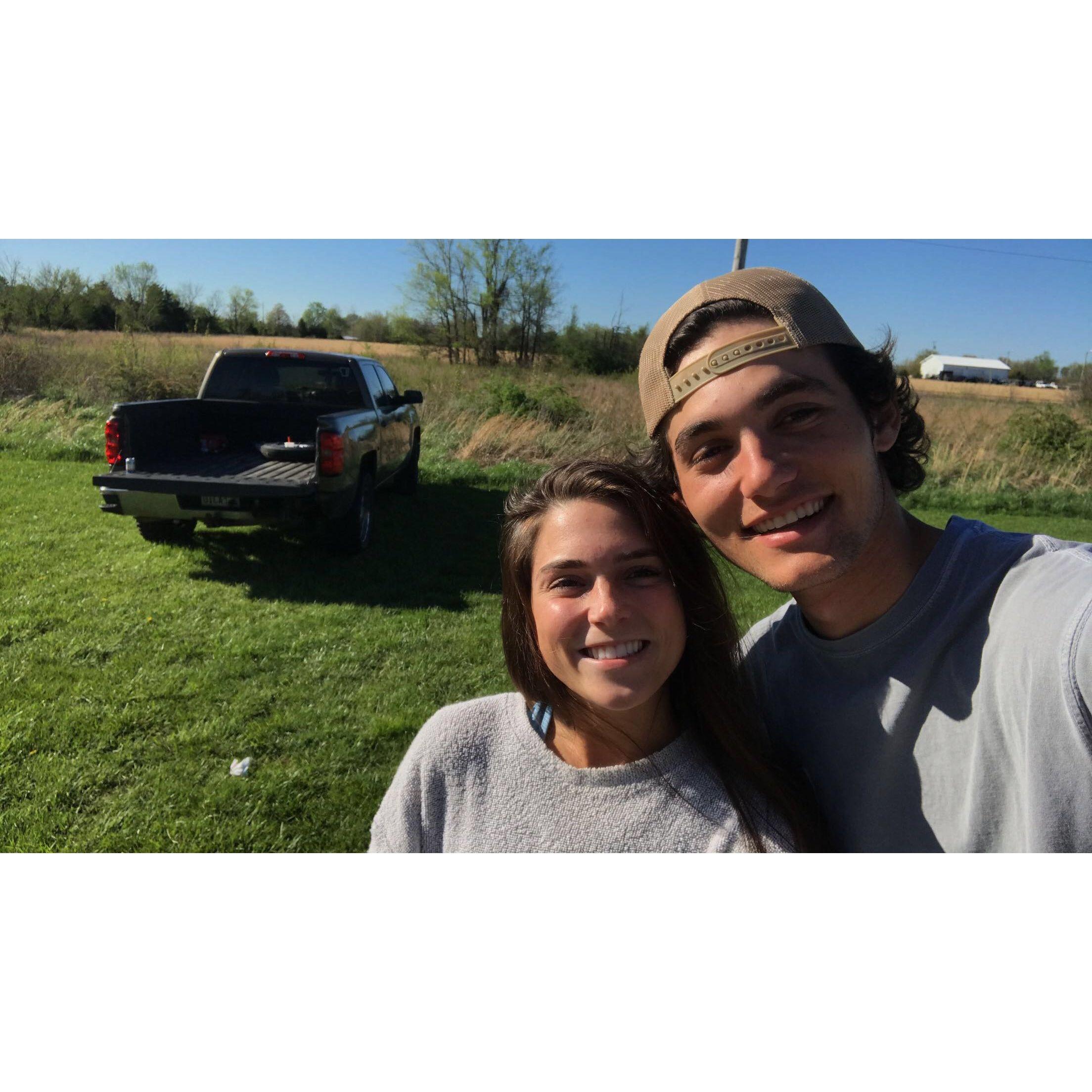 Our first picture together