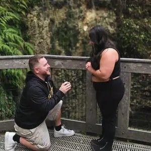 The moment I said yes to forever.