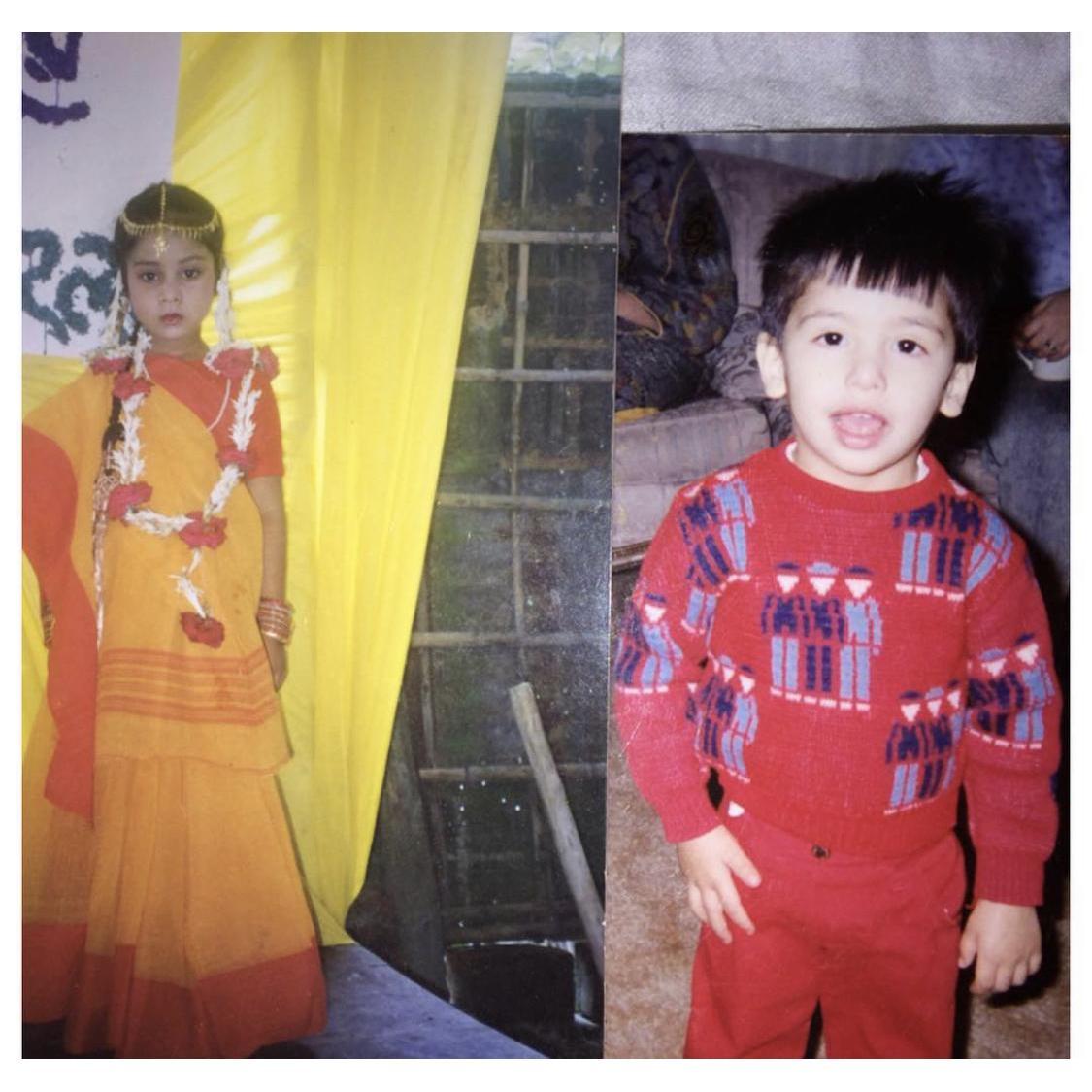 Baby Feemi and Mickey