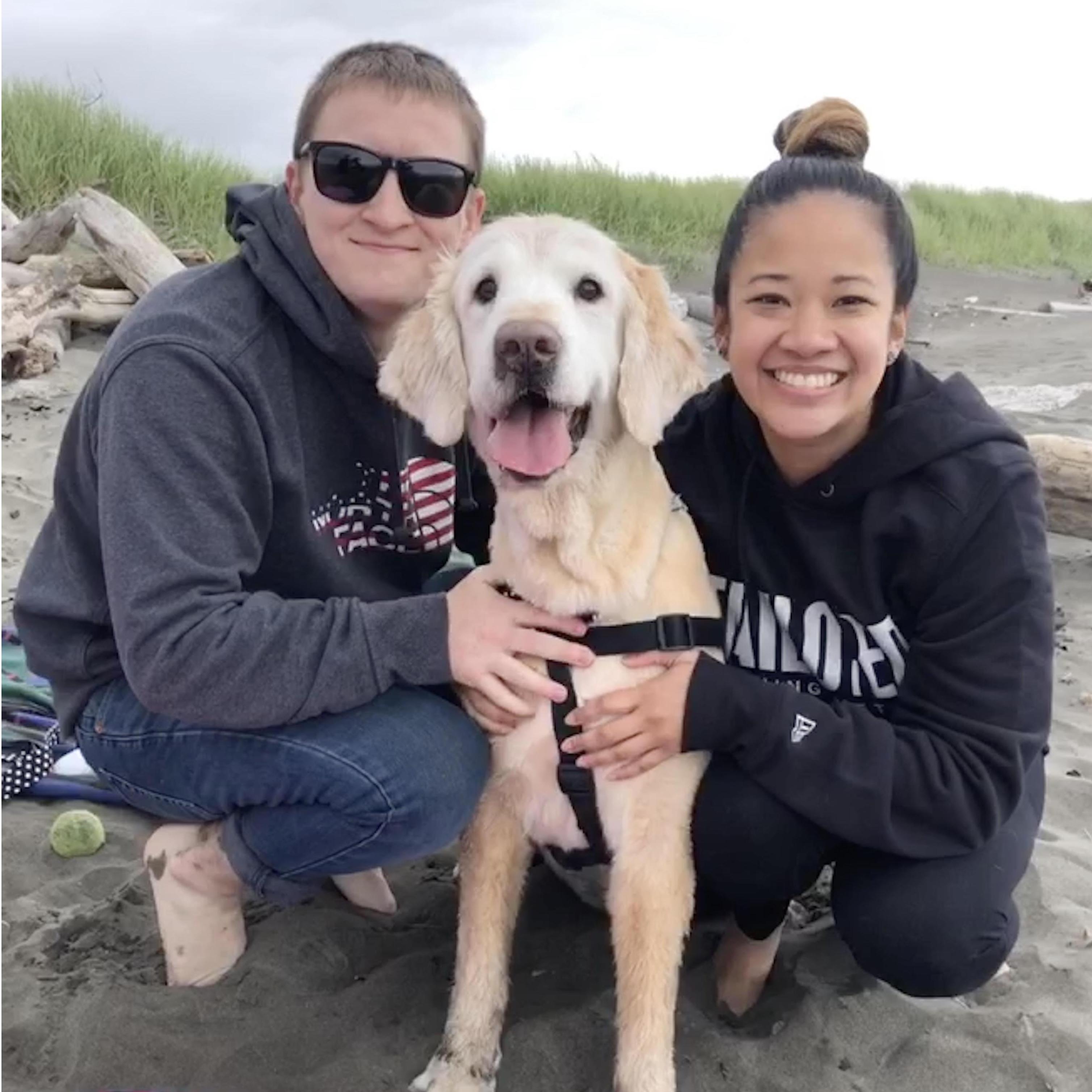 Day at the ocean with Charlie and the fam