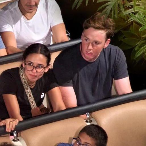 It was a fun time seeing the dinosaurs at Disney...we saw a T-Rex, can't you tell?