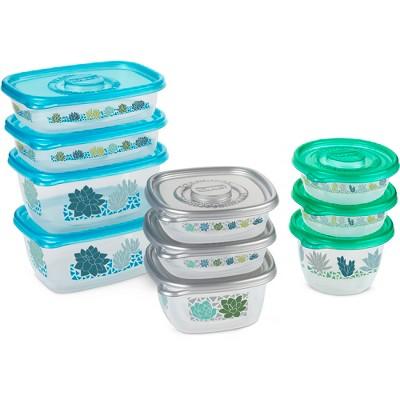 Glad Food Storage Containers - Glad Match Ware Variety Pack - 10 Containers - 20pc Set