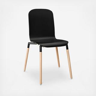Stack Dining Wood Side Chair