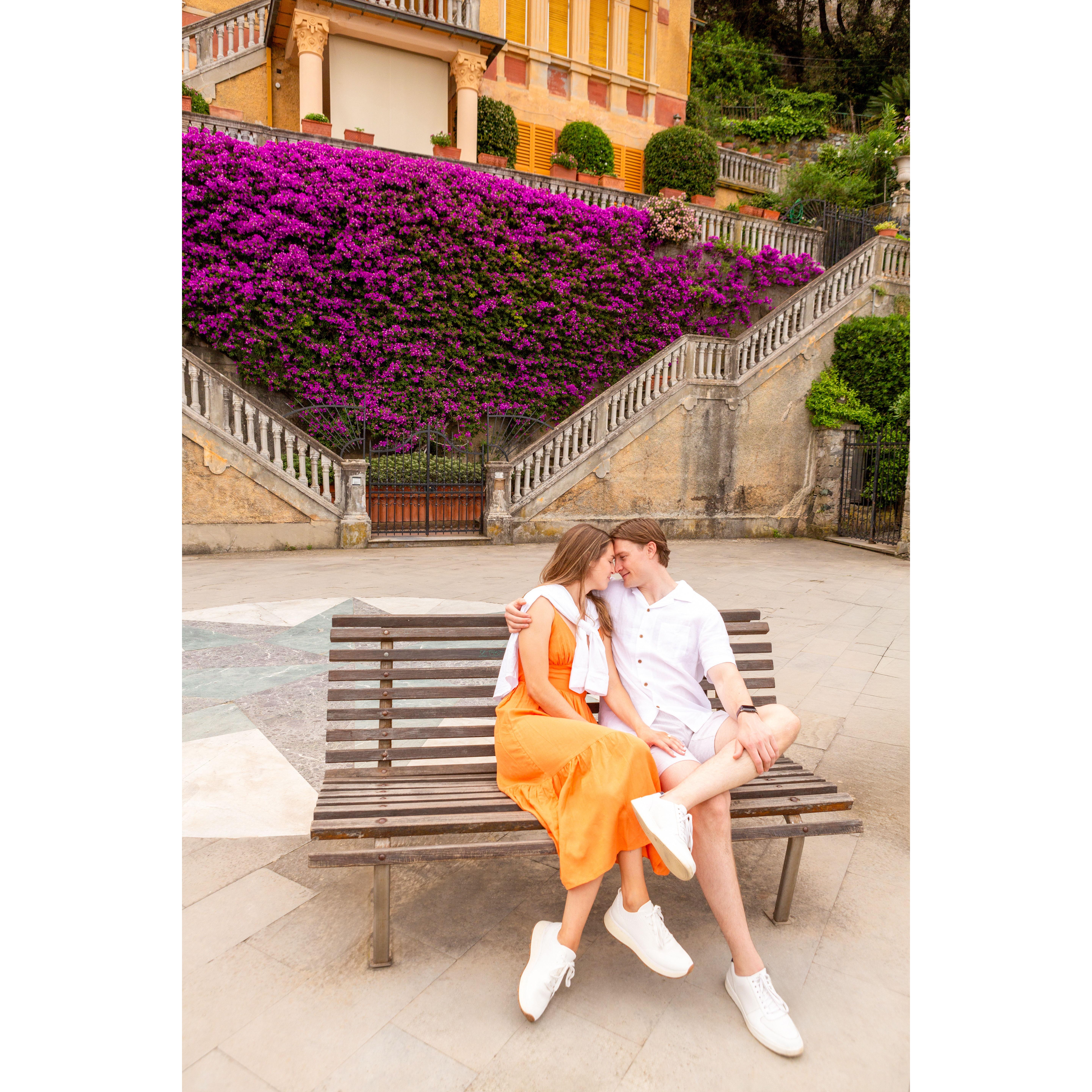 Engaged in Levanto, Italy - June 16, 2024