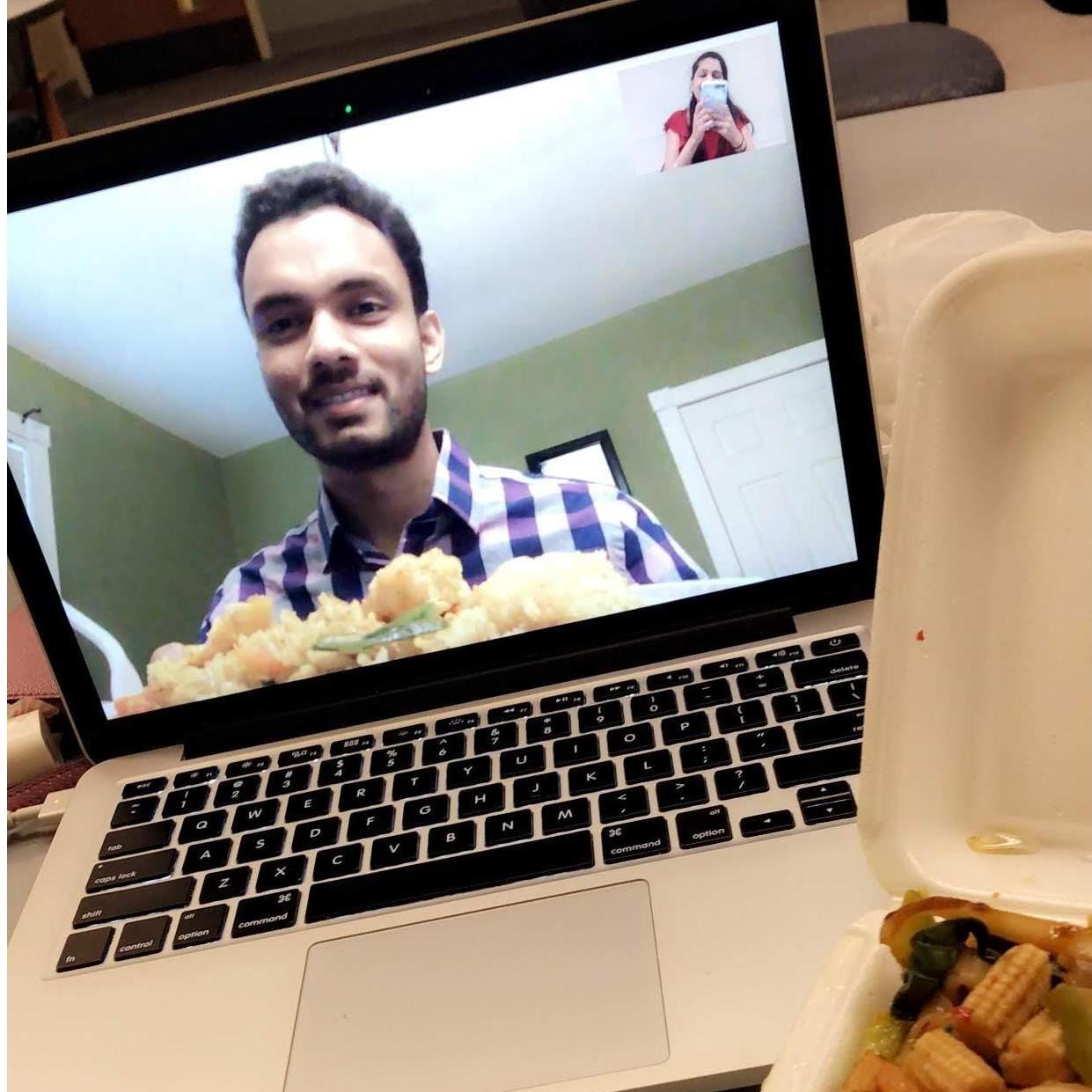 Our forever long-distance facetime dates :)