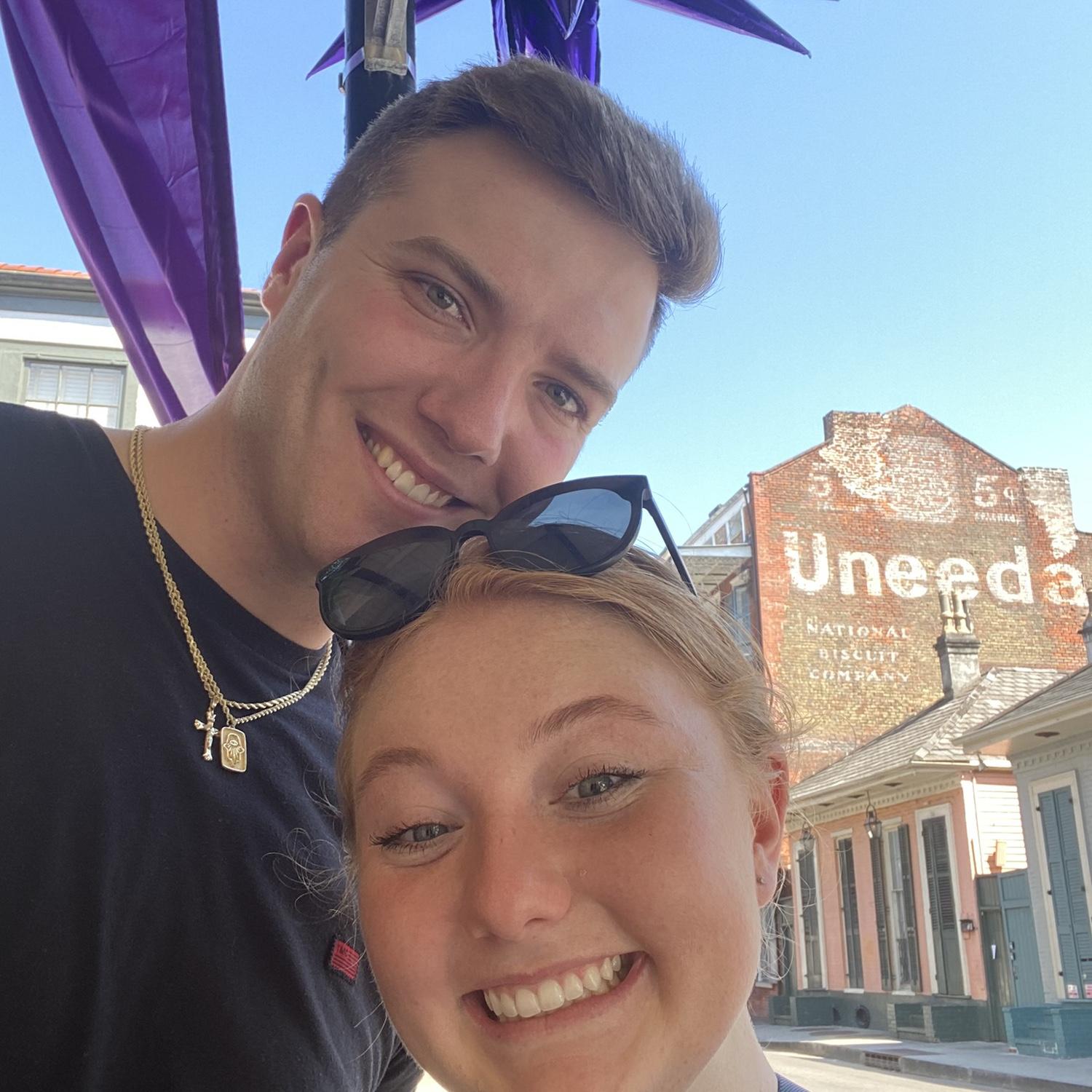 Bourbon Street in New Orleans!