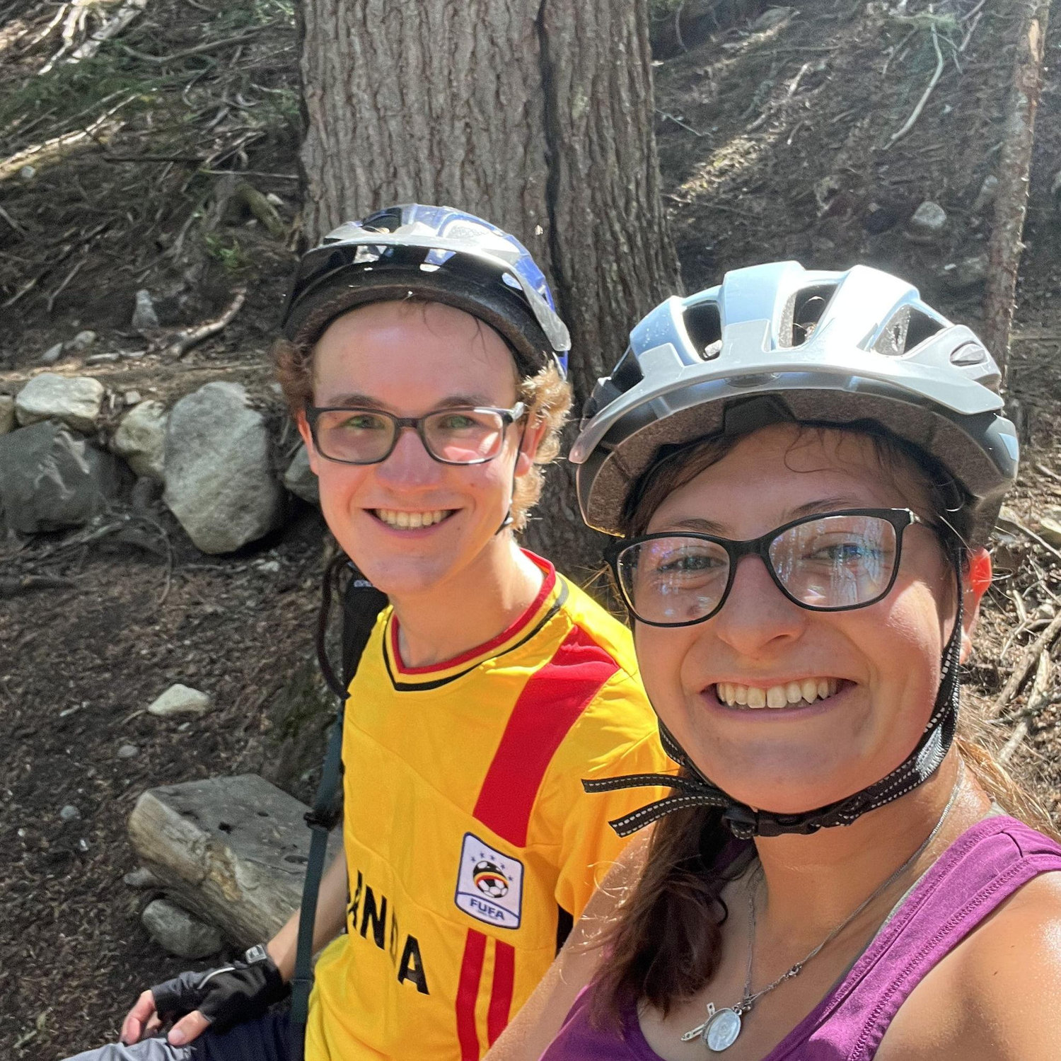 Biking in Canada minutes before my bike exploded