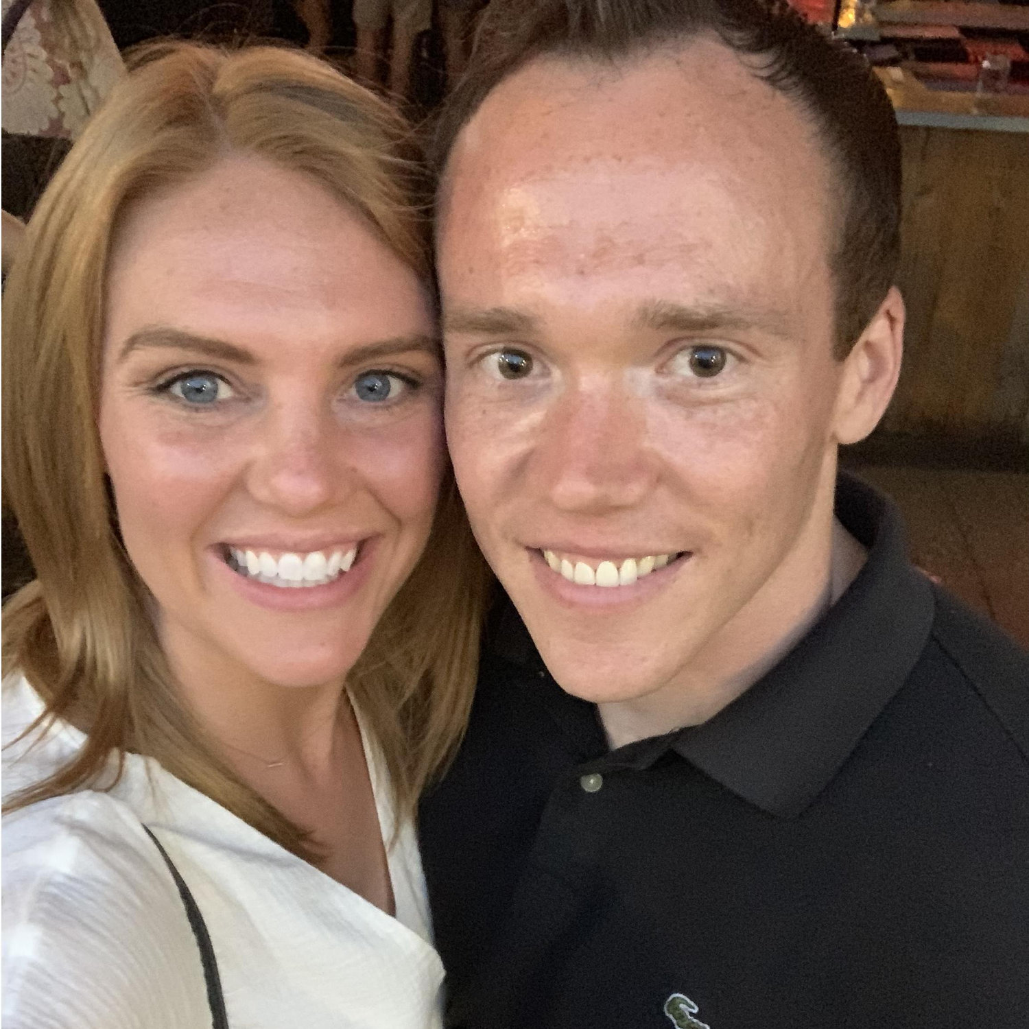 Our first photo, the day it became official