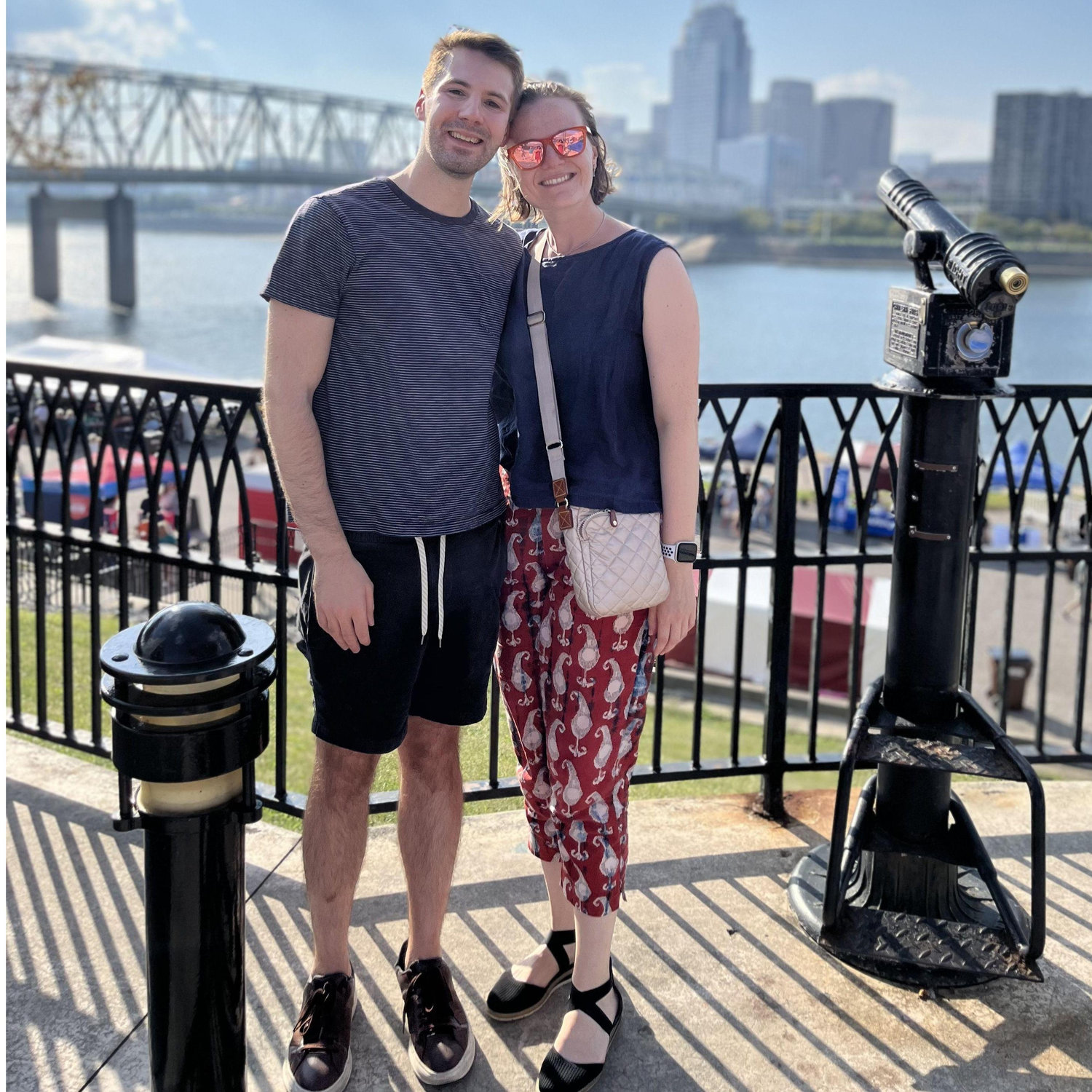 Ringing in Ben's 30th in Cincinnati. August 2024