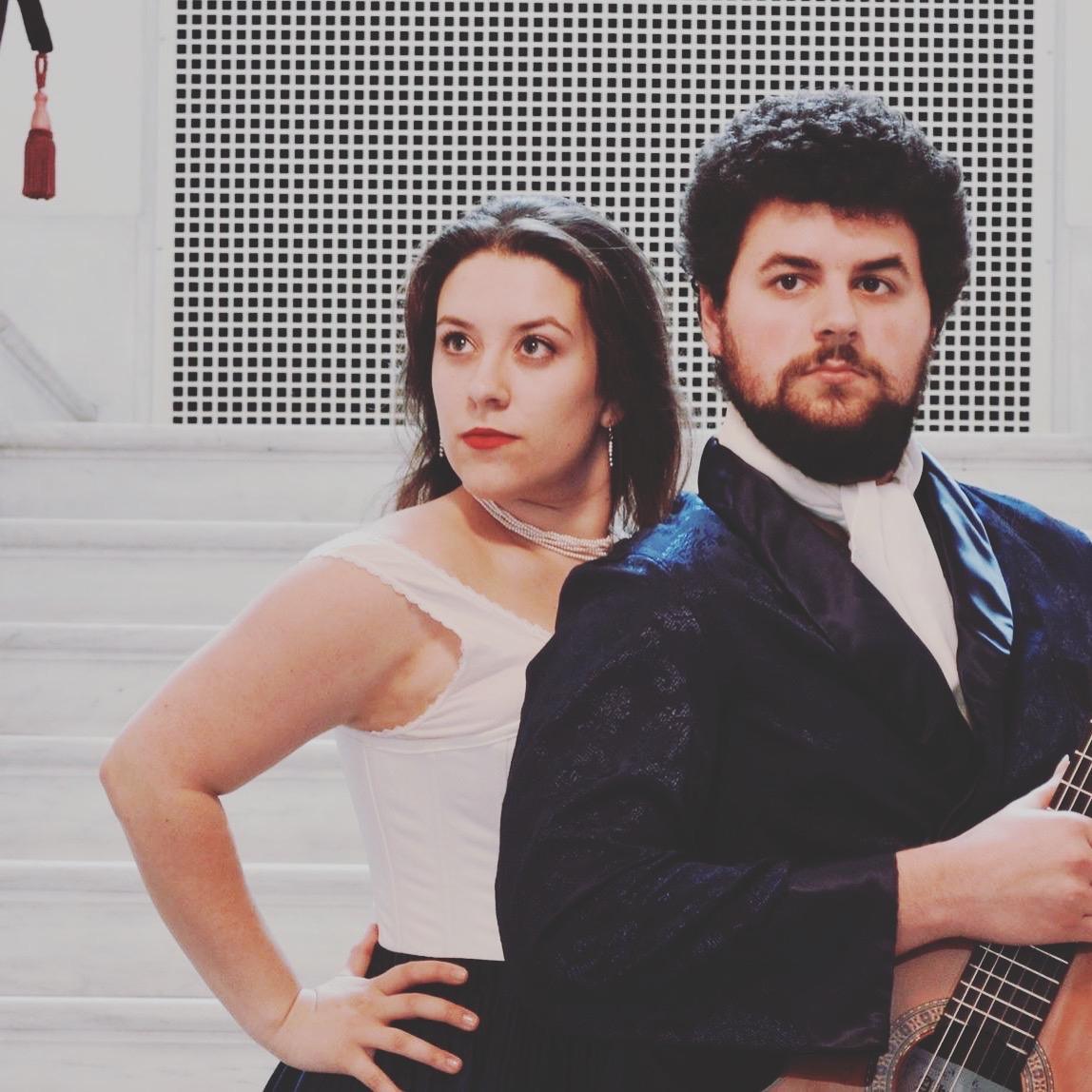 Our Junior Recital promo picture- taken frantically between classes and rehearsals