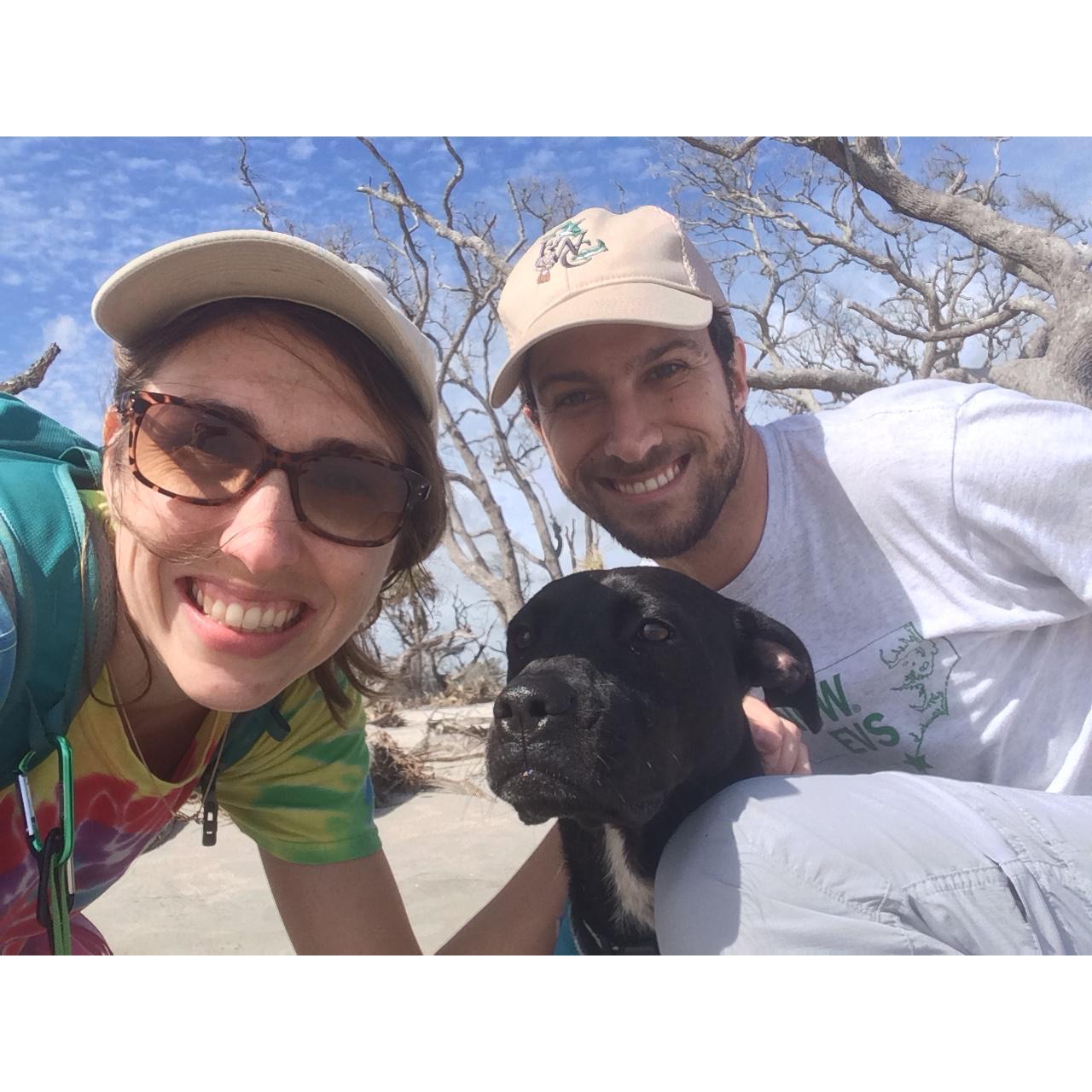 Returning to Jekyll with our newest family member, Pal! February, 2018.