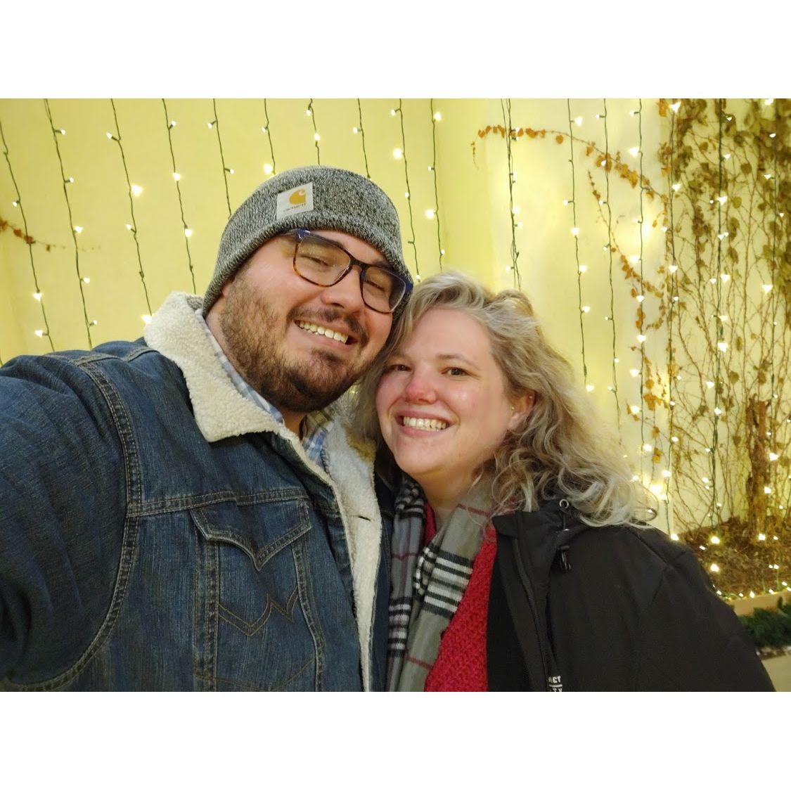 Christmas 2020, revisiting the location of our first date