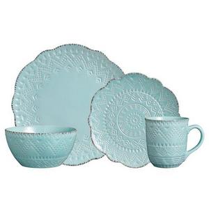 Remembrance Teal	32 Piece Dinnerware Set