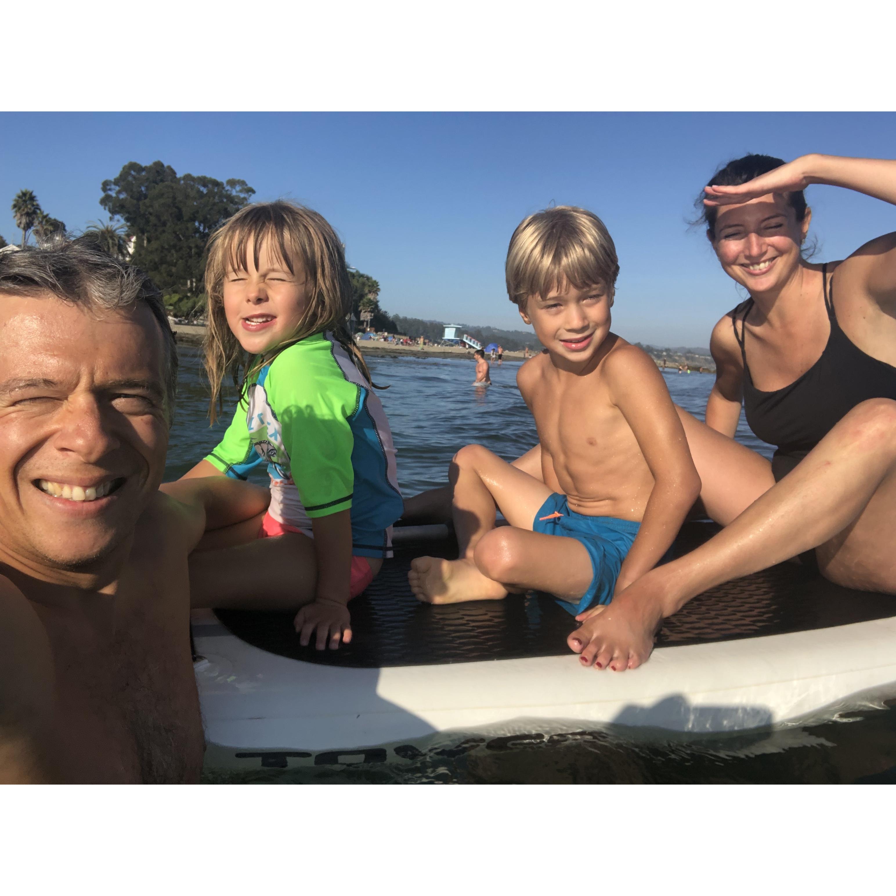 On the water in Capitola!