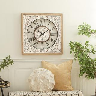 Square Farmhouse Wall Clock