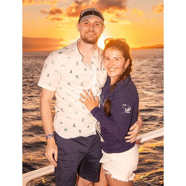 Our sunset cruise in Maui