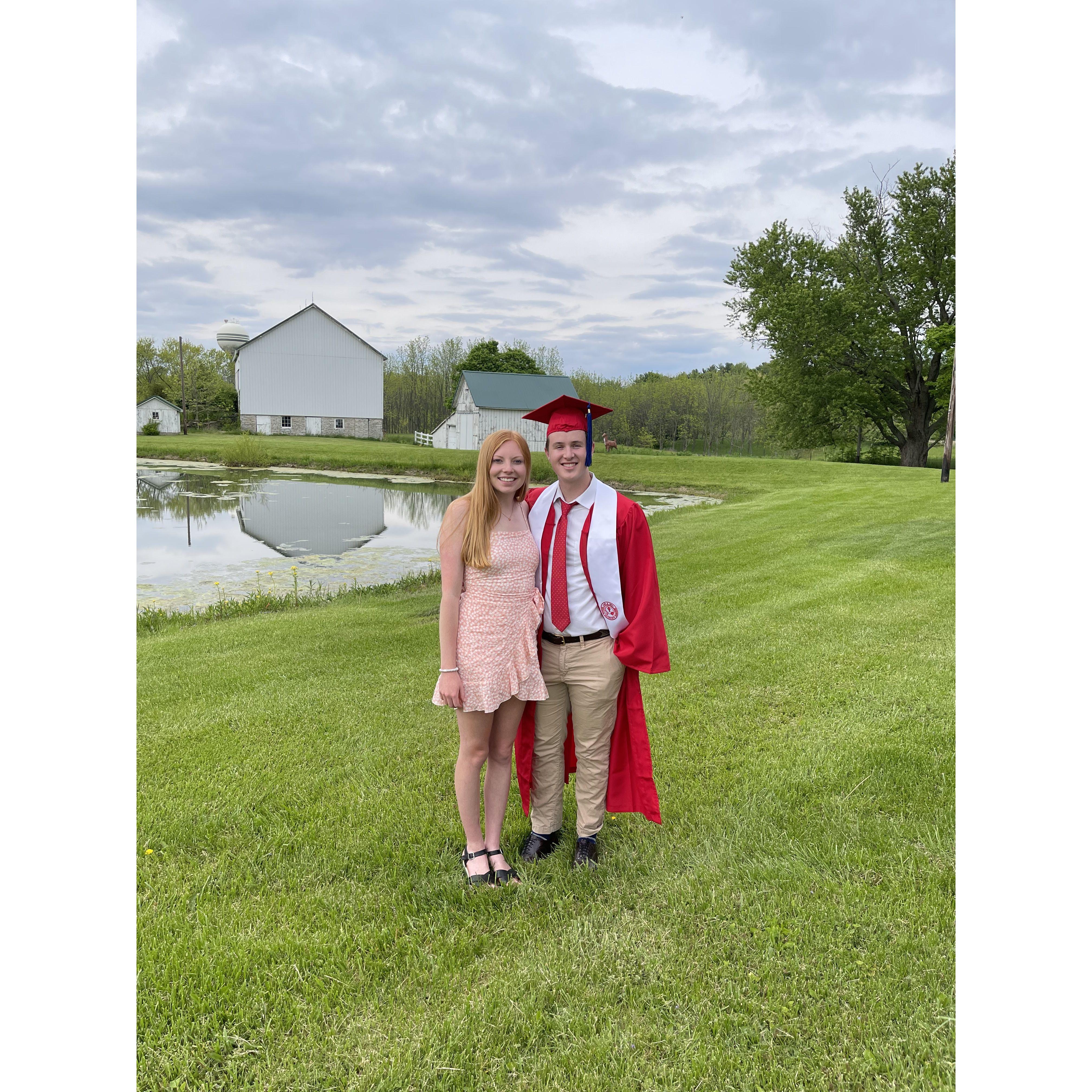 Lars' graduation from Miami University in June 2021.