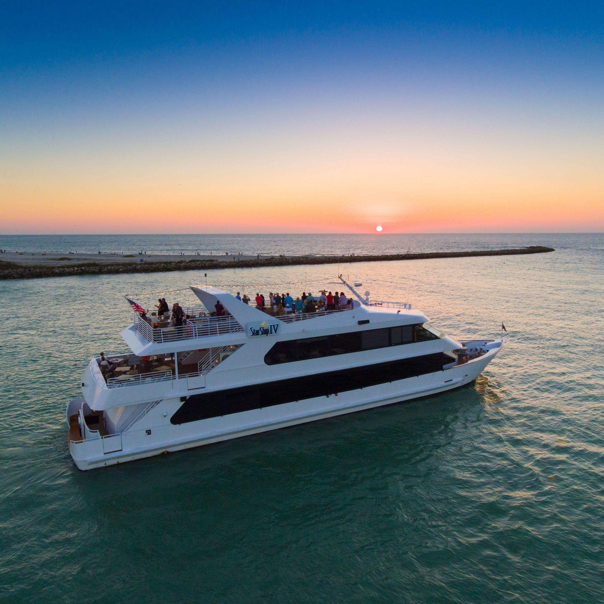 Our ceremony and reception venue will be aboard a 110 foot yacht that will cruise the bay in Clearwater.