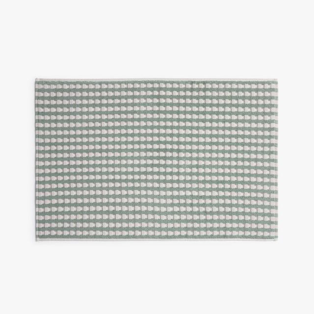 Terry Check Tub Mat Jade - Parachute for Target