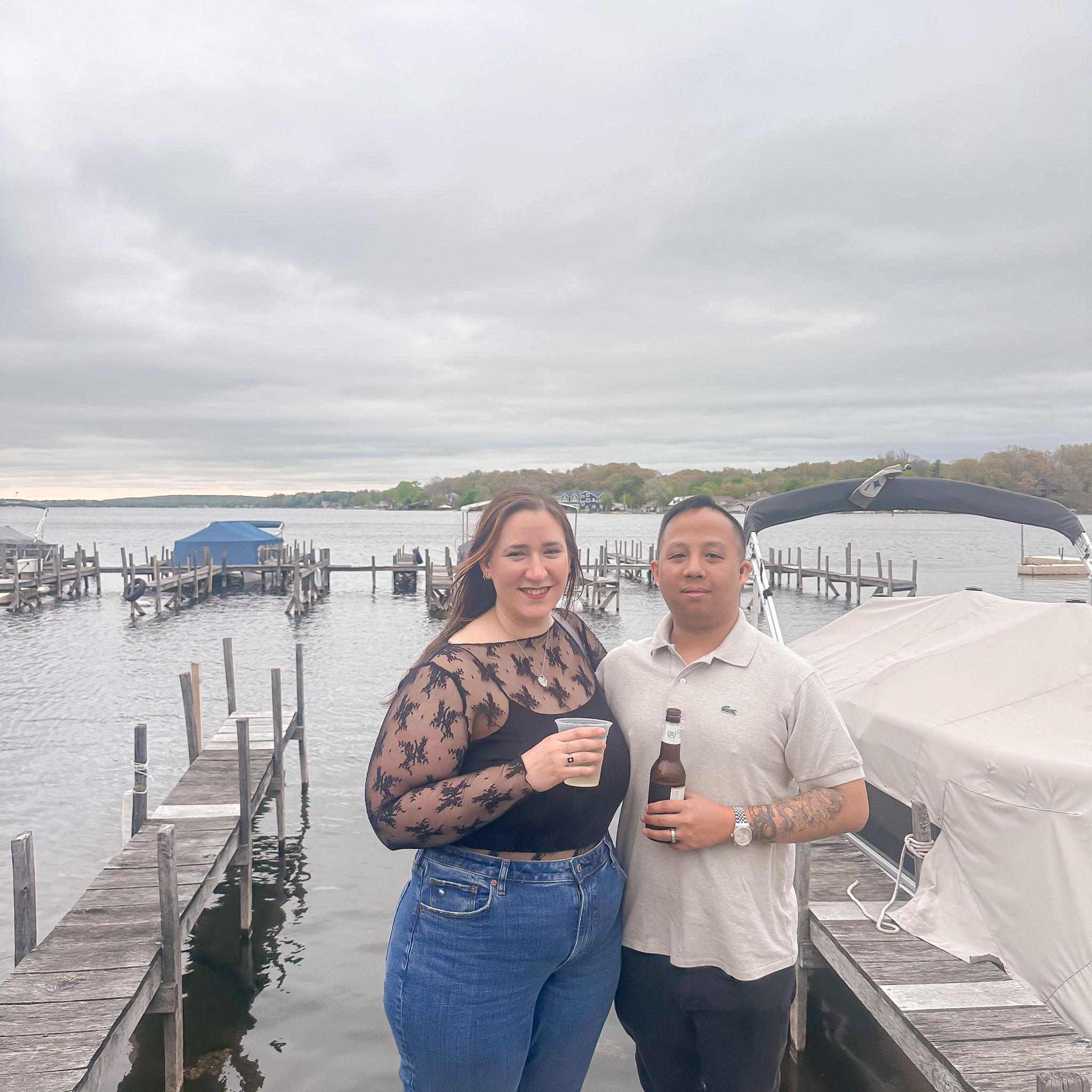 Celebrating our 3rd anniversary together at Silver Shores, May 2024