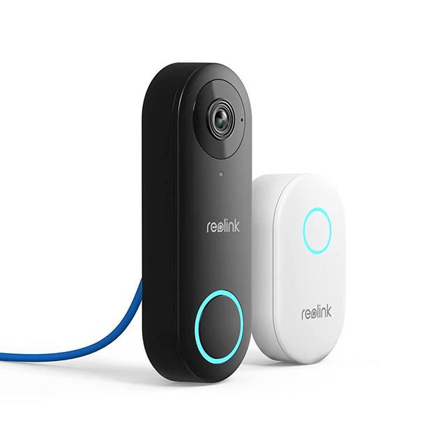 REOLINK Video Doorbell Camera with Chime, PoE IP Door Security Camera Outdoor, 5MP 180° Diagonal, Two-Way Talk, Humanoid Detection, Plug & Play, Secured Local Storage, No Monthly Fee, Doorbell PoE