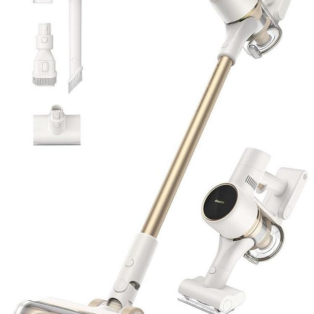 DREAME Cordless Stick Vacuum Cleaner for Home, Powerful 120AW Suction with Anti-Tangle Brush, LED Headlights, Five-Layer Filtration, Up to 60 Mins, Handheld Vacuum Deep Clean Hair, Hard Floor, Carpet