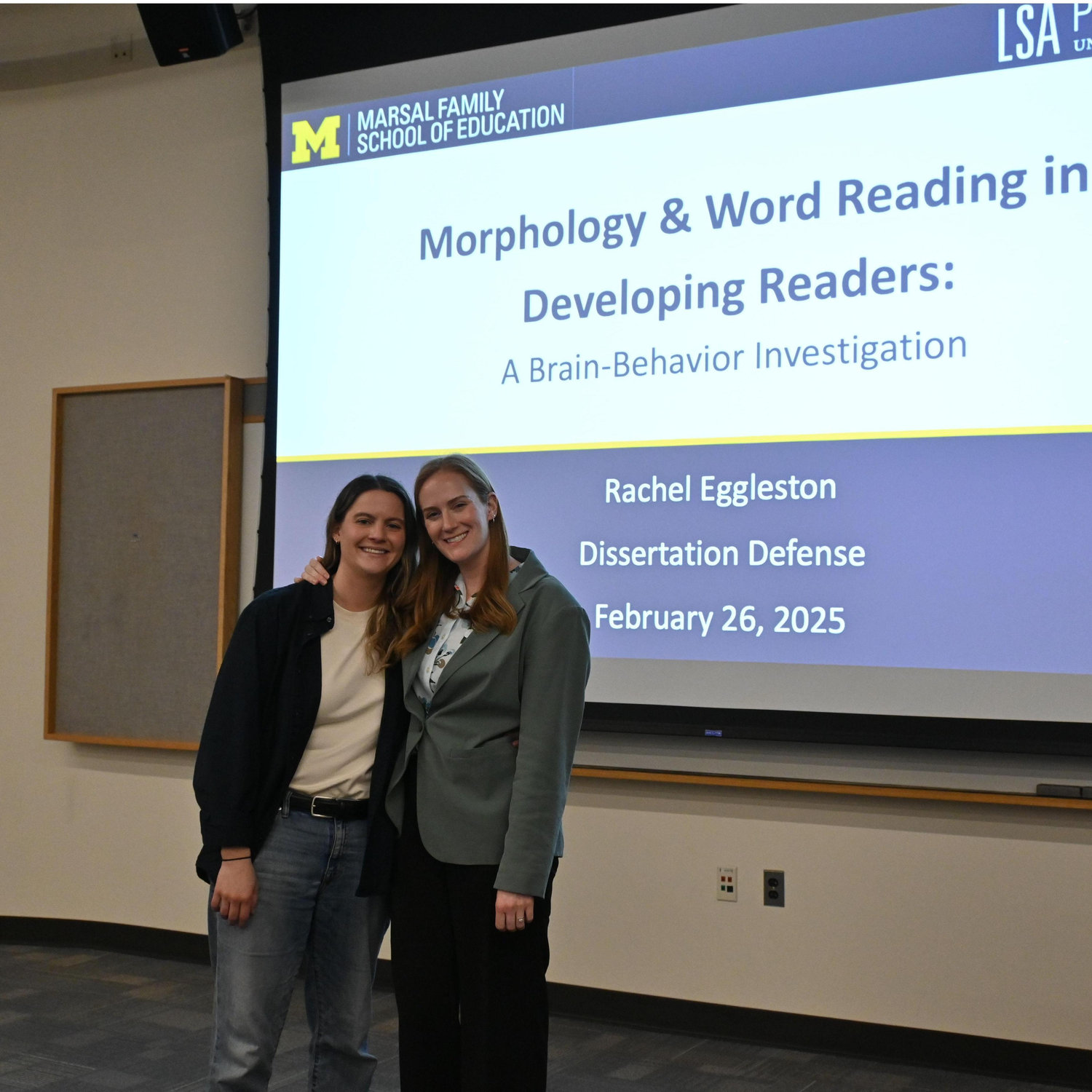 After Rachel successfully defended her dissertation and became Dr. Eggleston!
