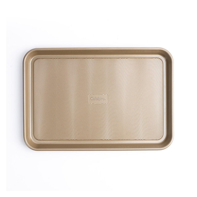 Cuisipro 15.5 x 10.5 x 1-Inch Rectangular Steel Nonstick Baking Sheet Pan