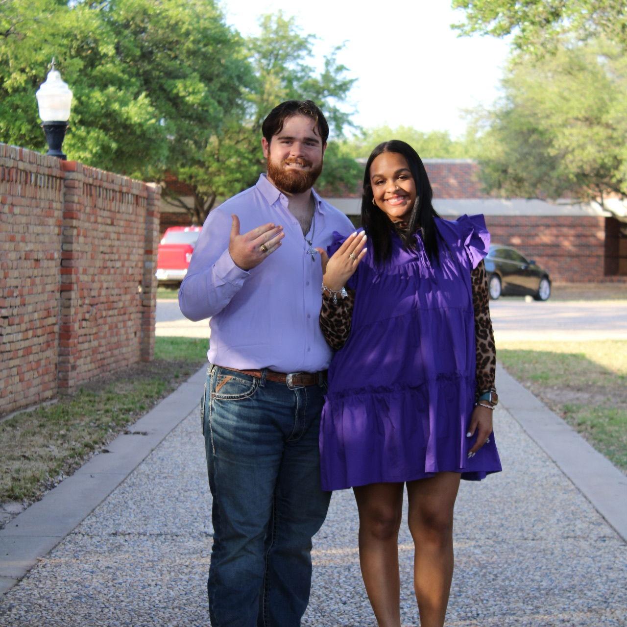 Our senior year of college ring ceremony!
