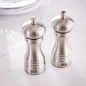 Stainless Steel Salt + Pepper Grinders