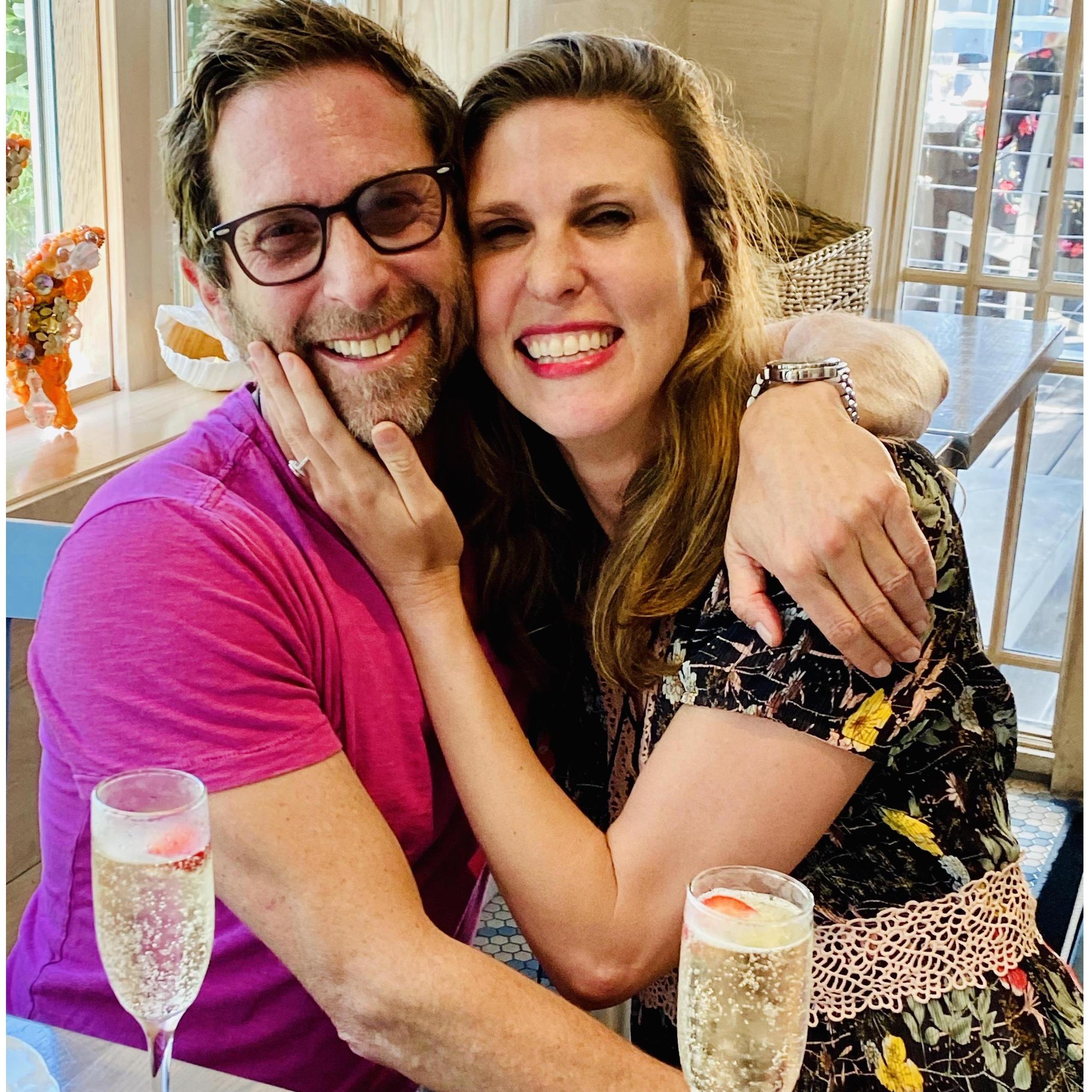 Right after Paul proposed!