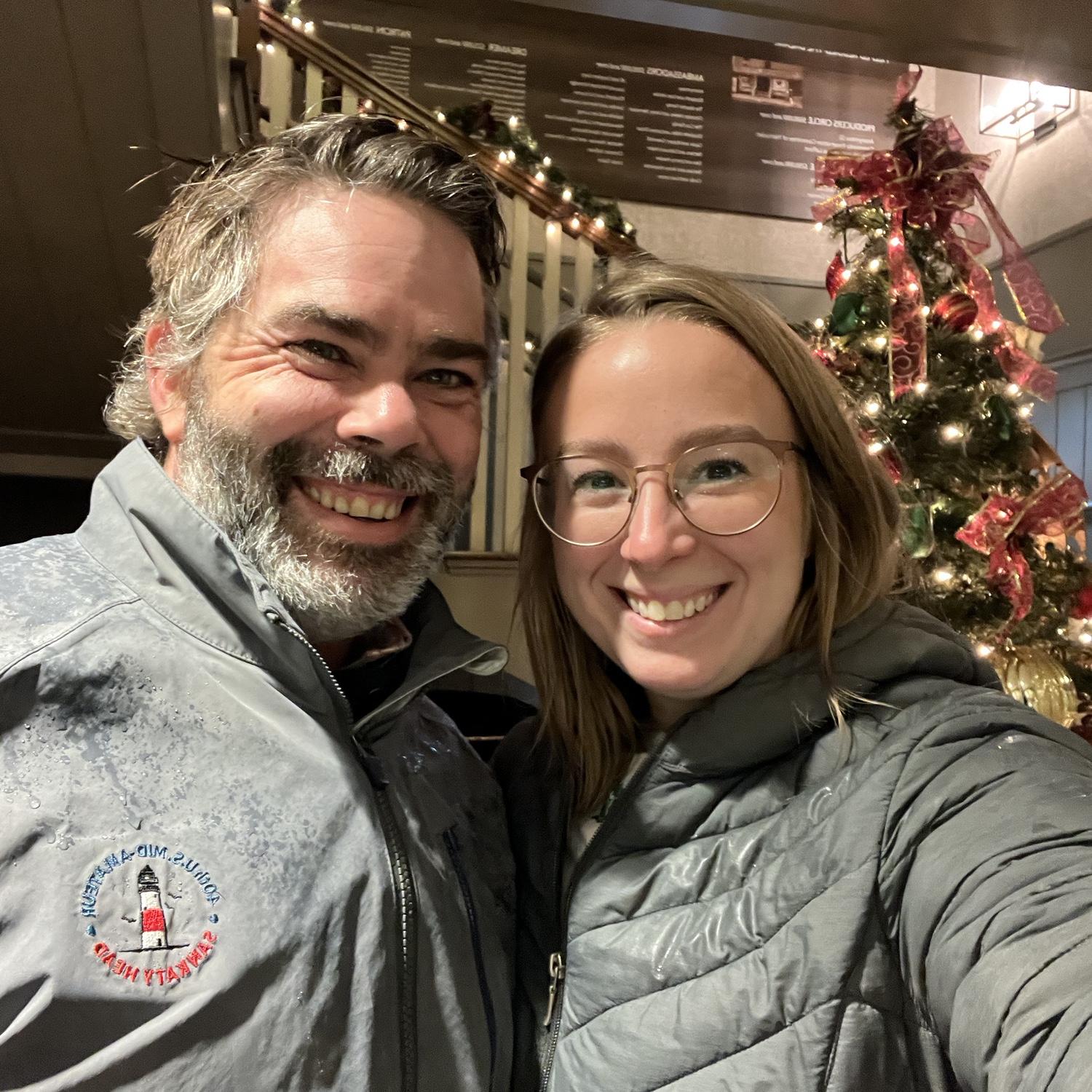 Soaking wet taking cover at The Dreamland for Stroll - December 2022