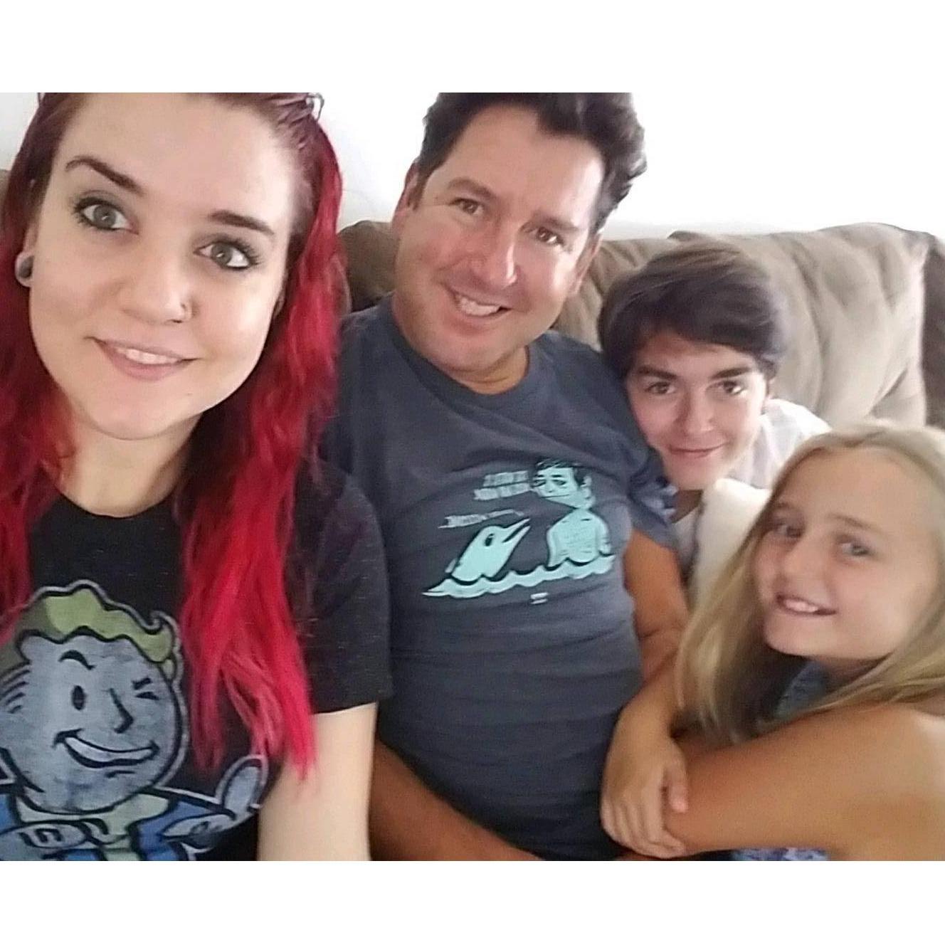 Dennis and the kids (Alexis, Noah, Lilly) in Brigantine 2017