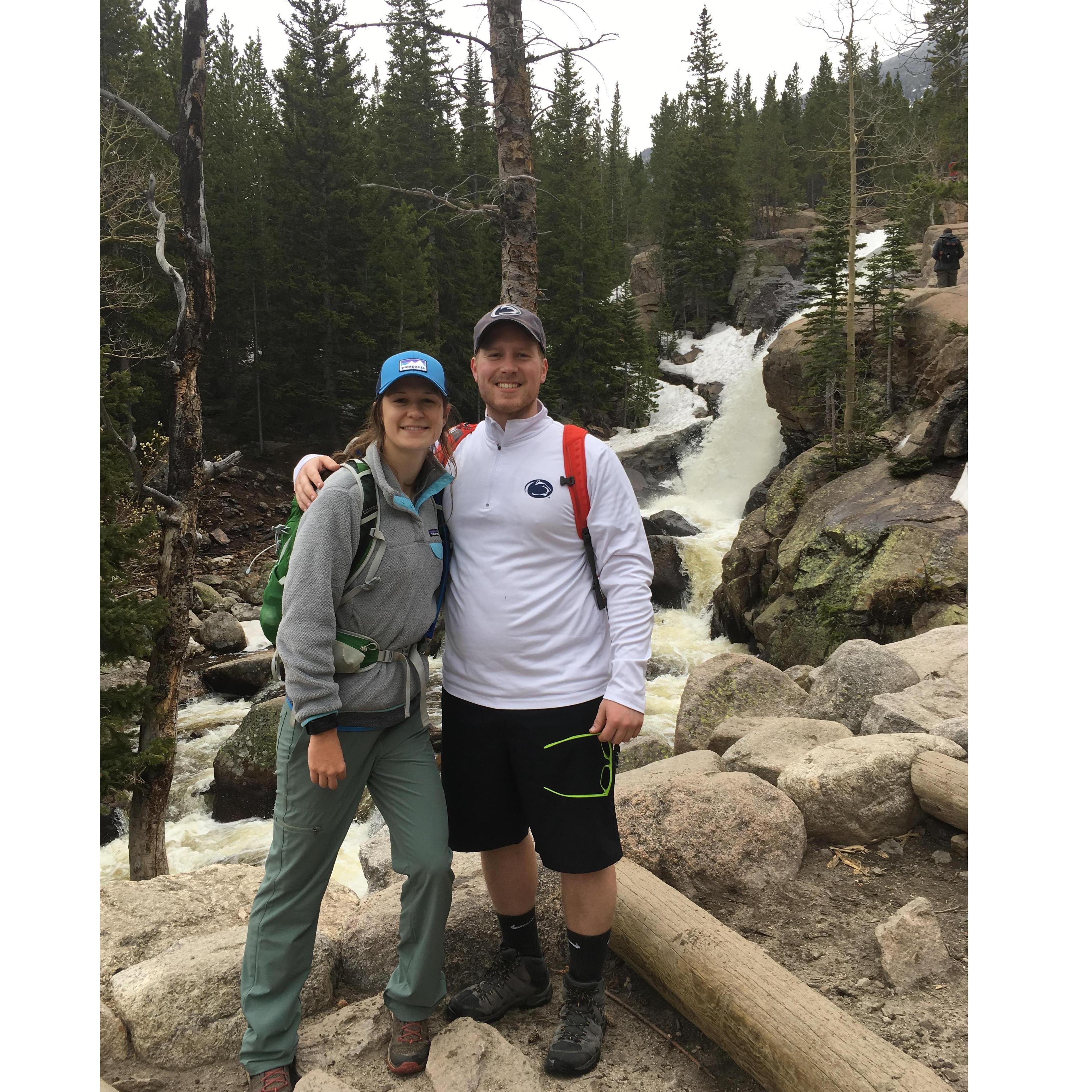 Hiking in Rocky Mountain NP, CO